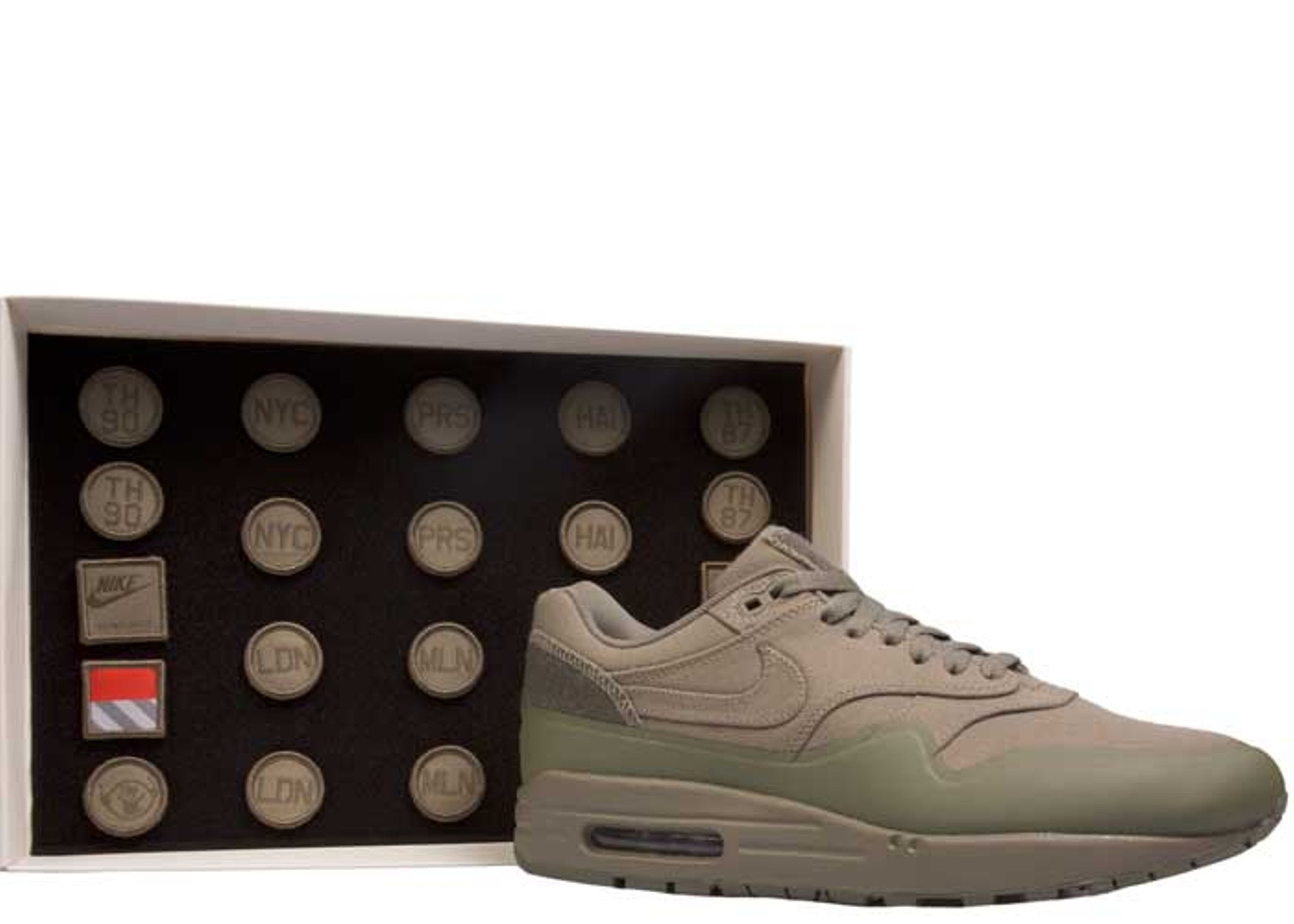 air max 1 patch green