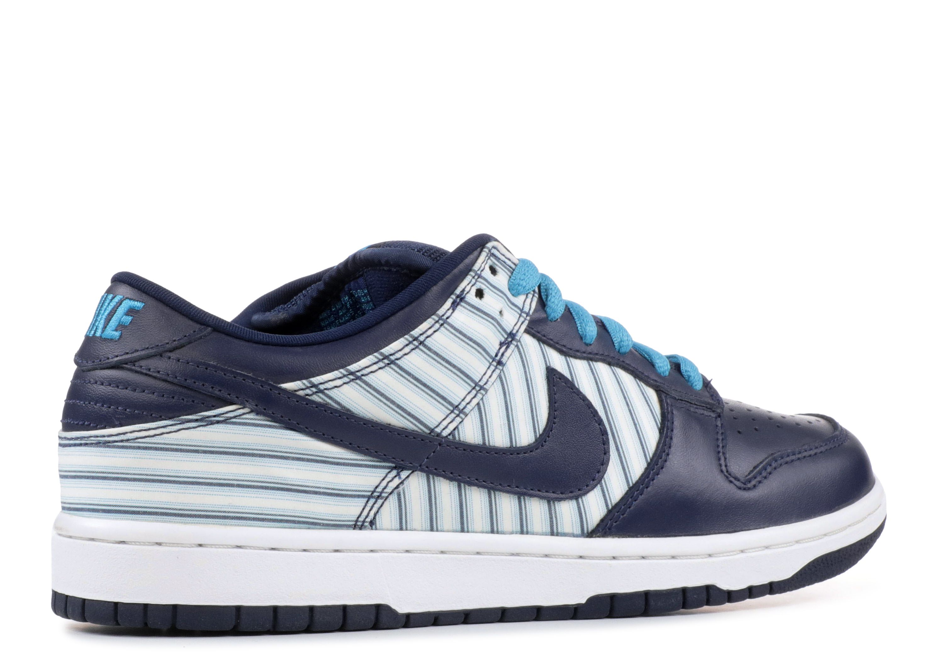 Dunk Low Pro SB 'Blue Avenger' - Nike - white/midnight navy-blue reef