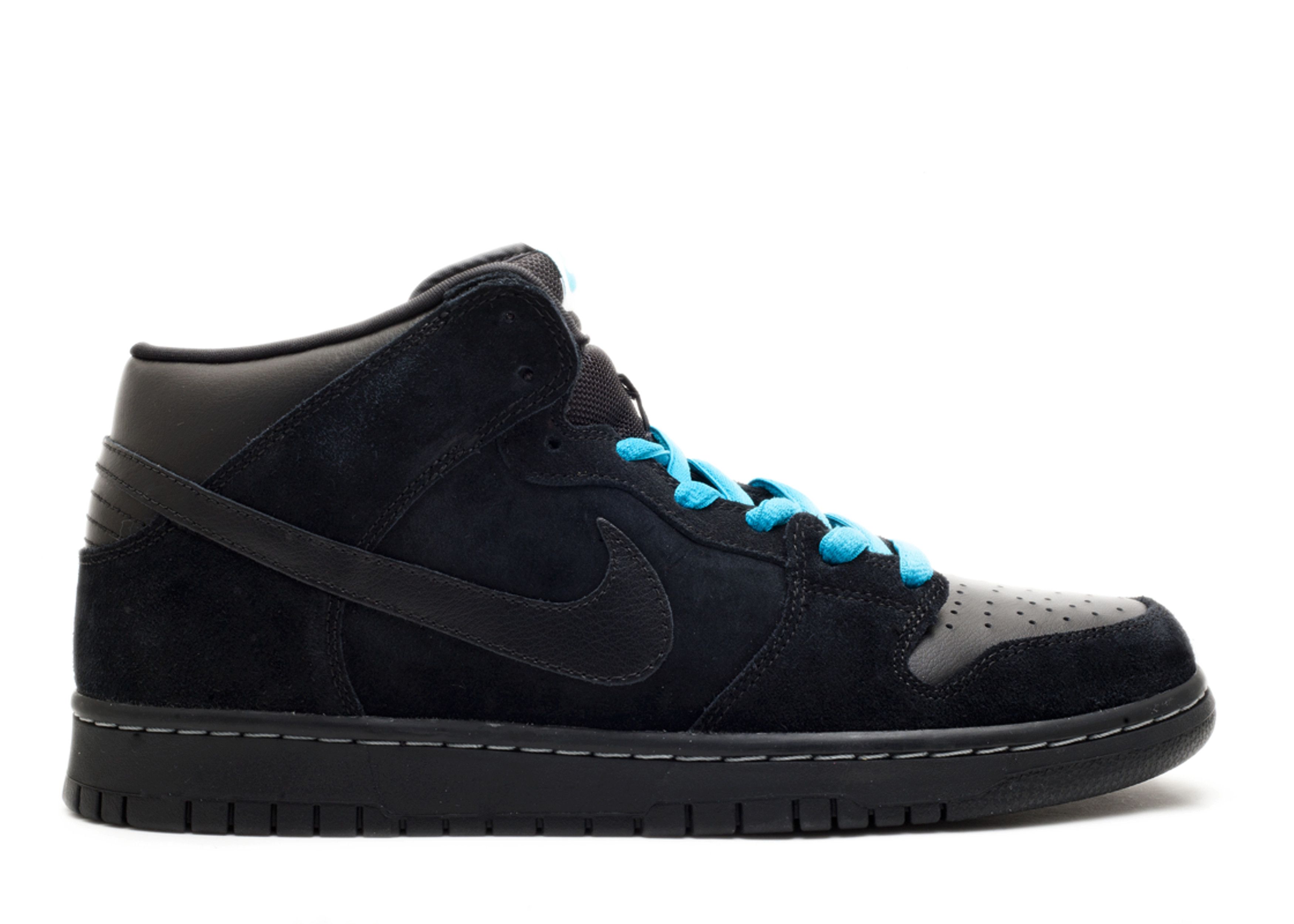 Dunk Mid Premium Sb - Nike - 314381 004 - black/black-aqumarine 