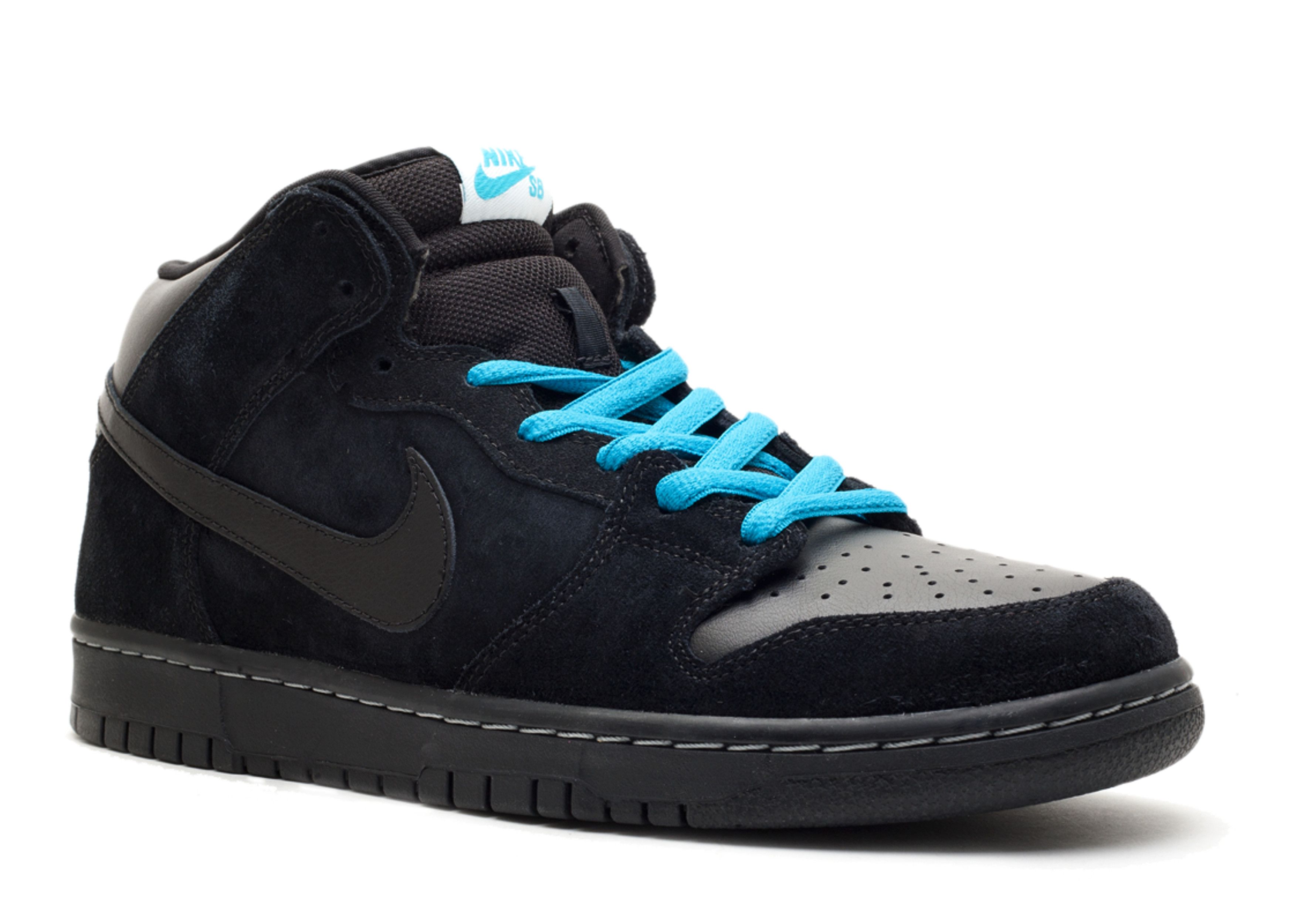 Dunk Mid Premium Sb - Nike - 314381 004 - black/black-aqumarine 