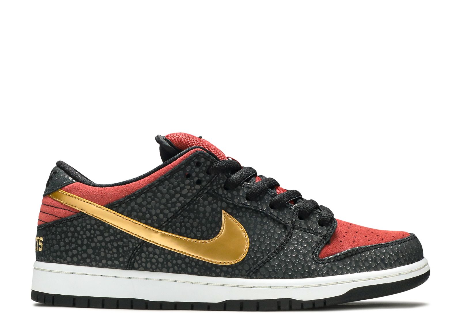 Brooklyn Projects X Dunk Low Pro Prm SB Walk Of Fame Nike 617859 076 black metallic gold lght rdwd Flight Club Japan