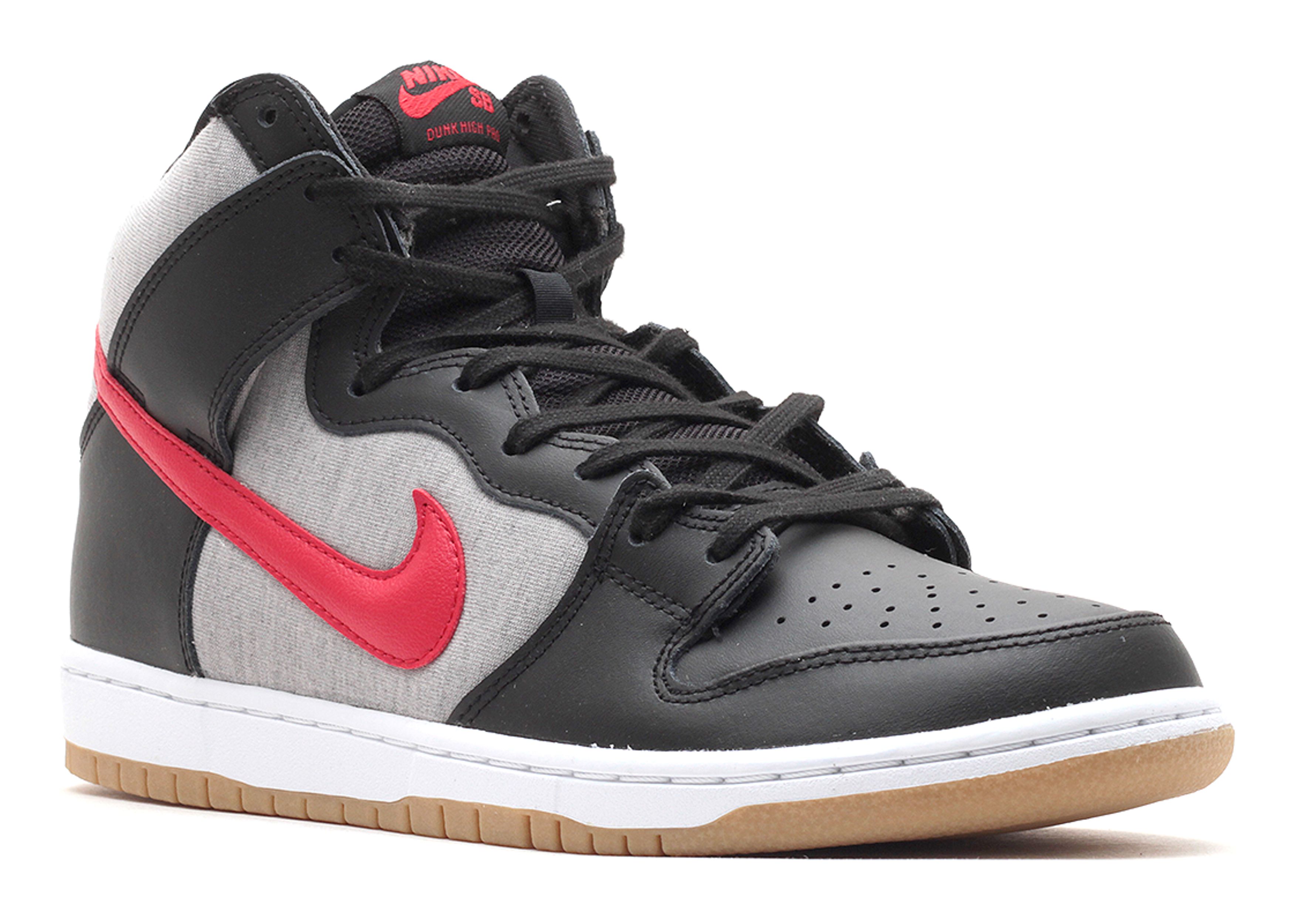 Dunk High Pro Sb - Nike - 305050 068 - black/university red-medium 