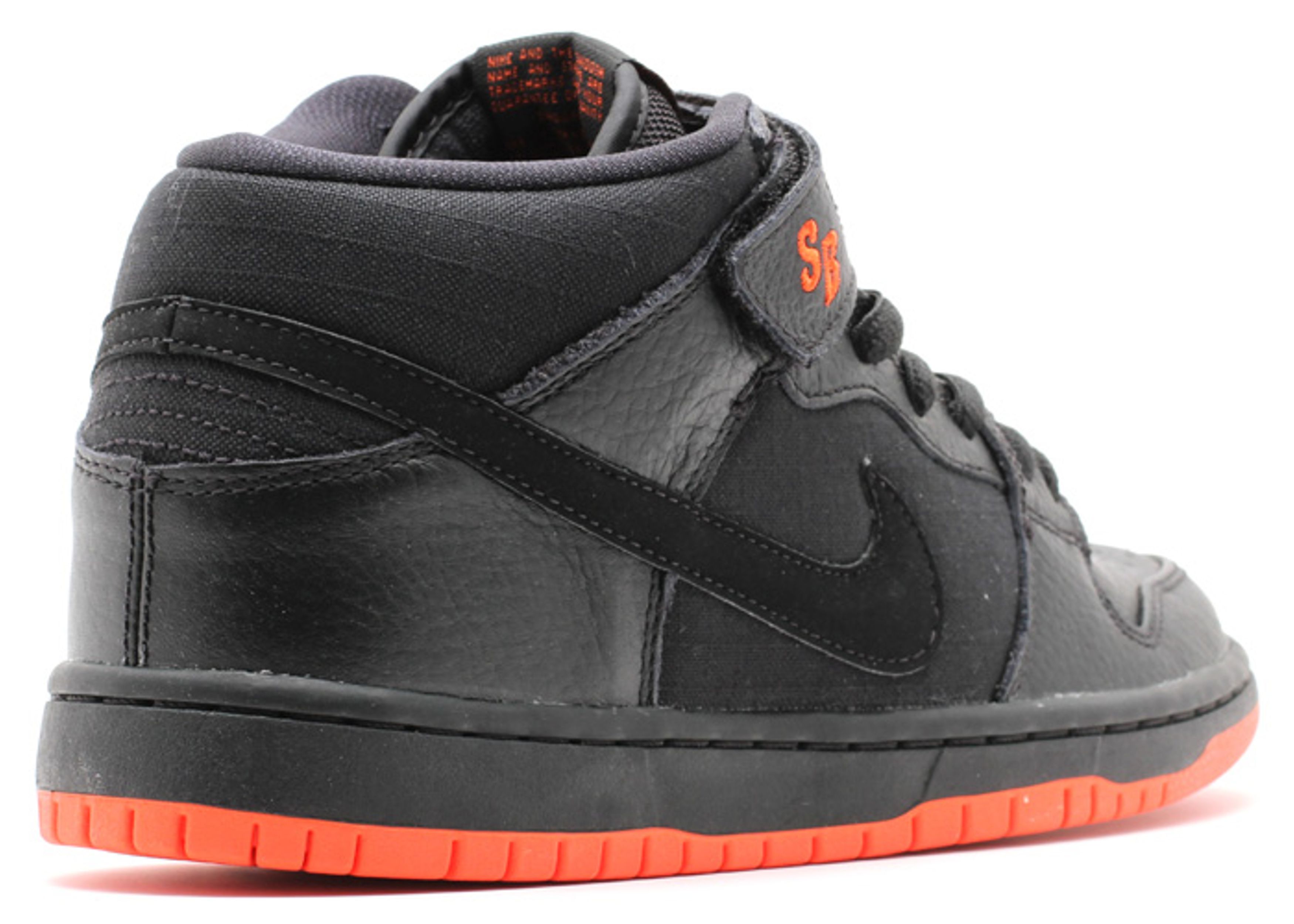 Dunk Mid Pro SB 'Halloween' Nike 314383 022 black/black-team