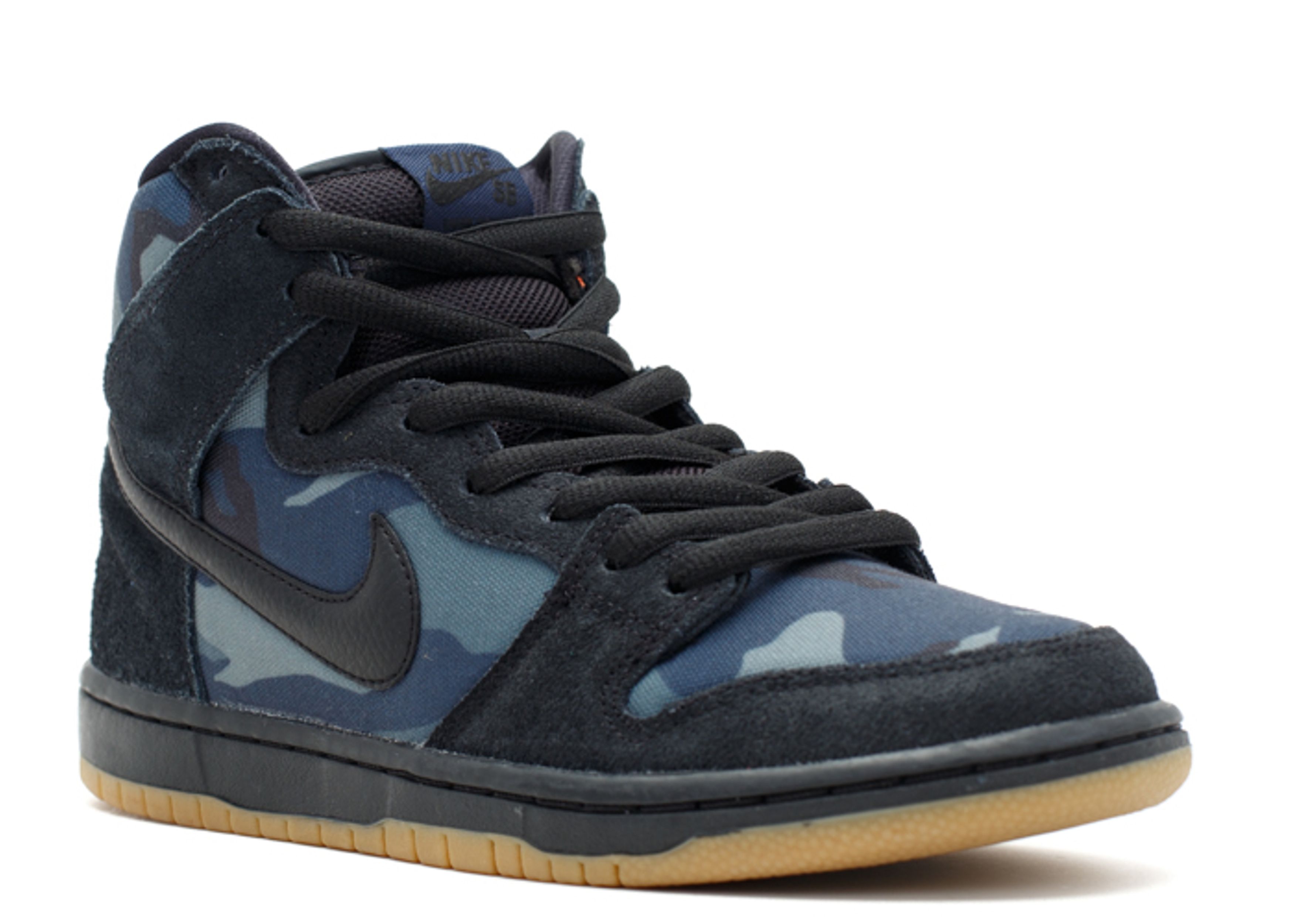 Dunk High Pro SB 'Obsidian Camo' Nike 305050 024 black/black