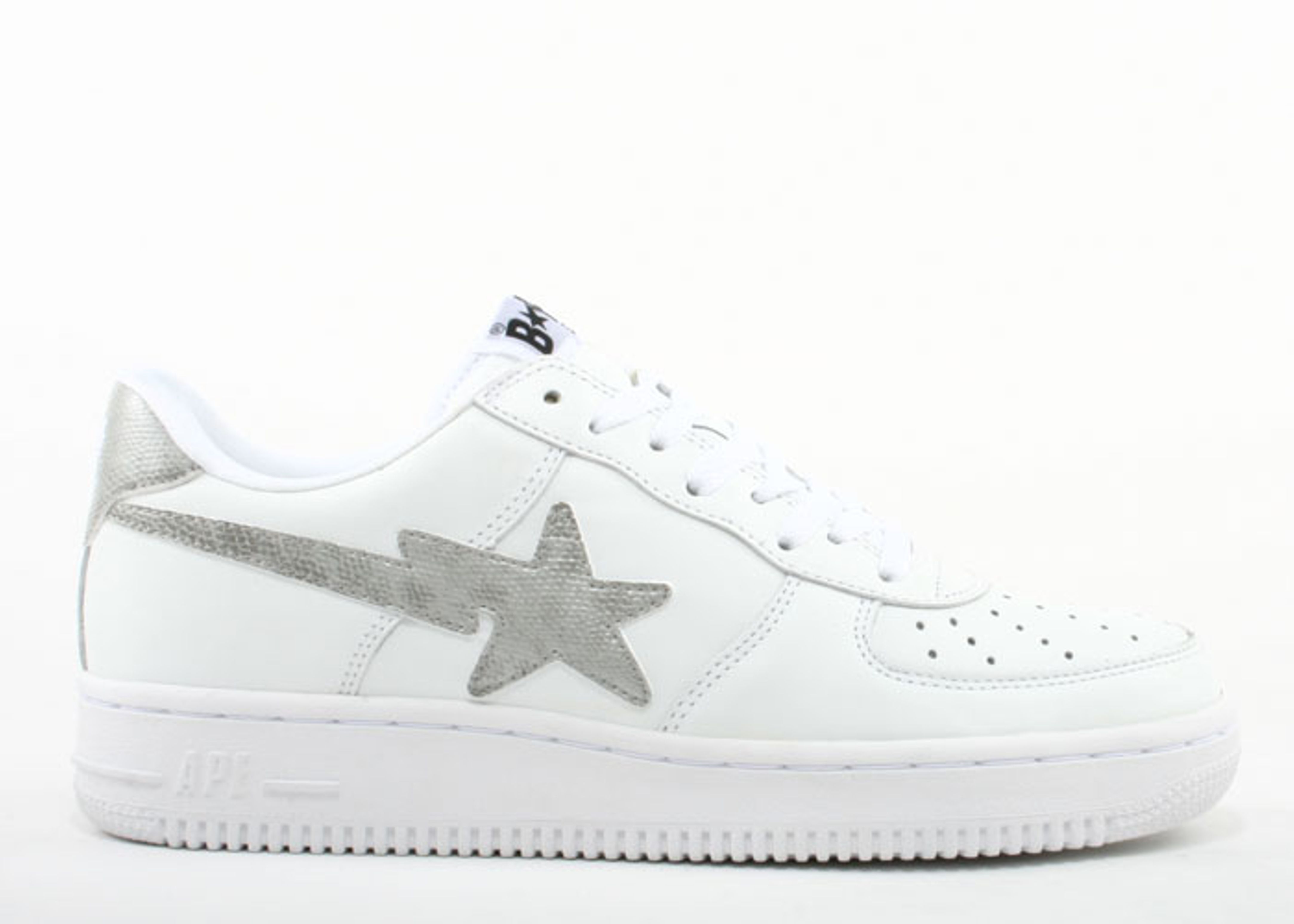 Bapesta FS 001 Low 'White Gray' - BAPE - 285 - white/gray | Flight Club