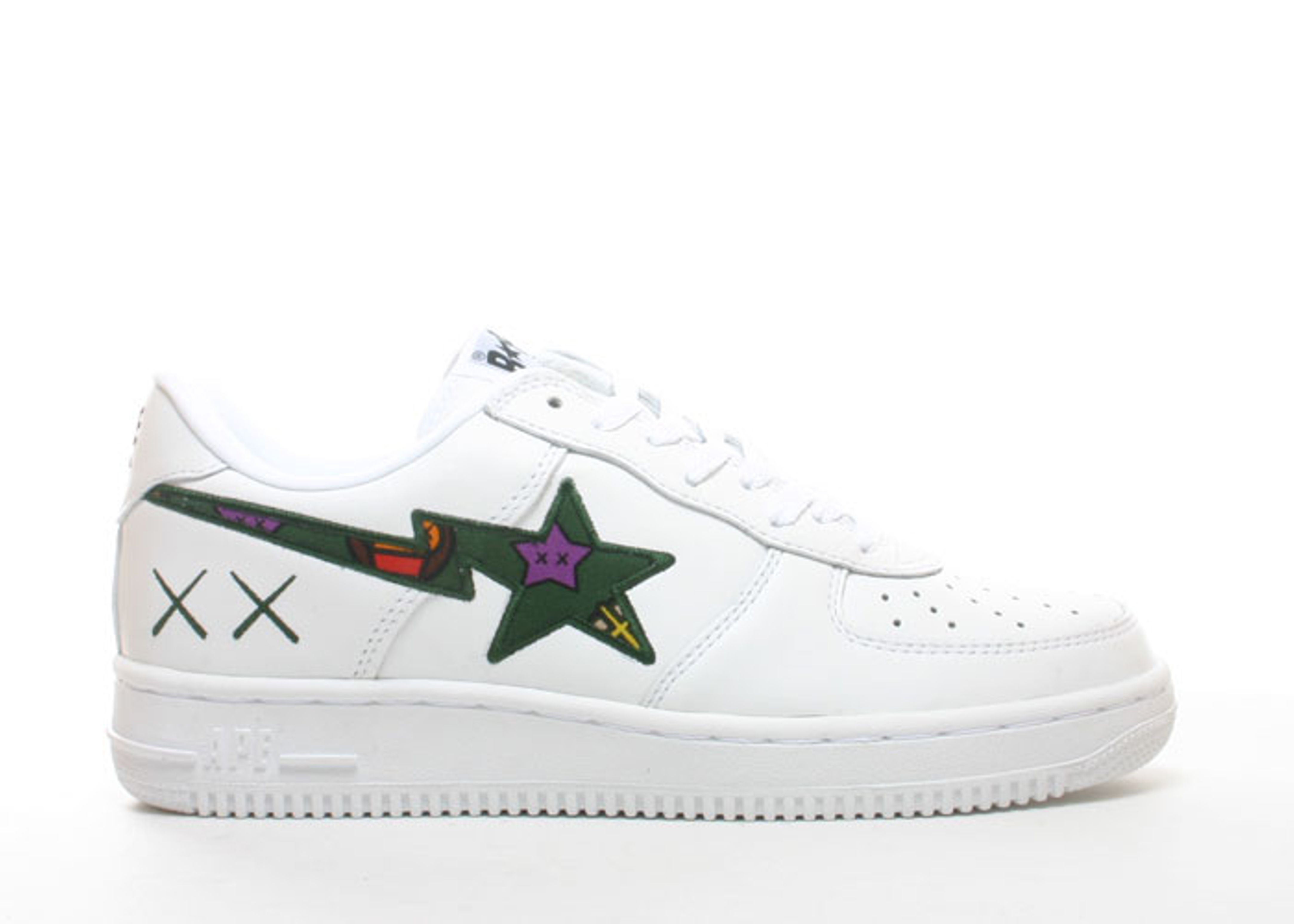 kaws x bapesta