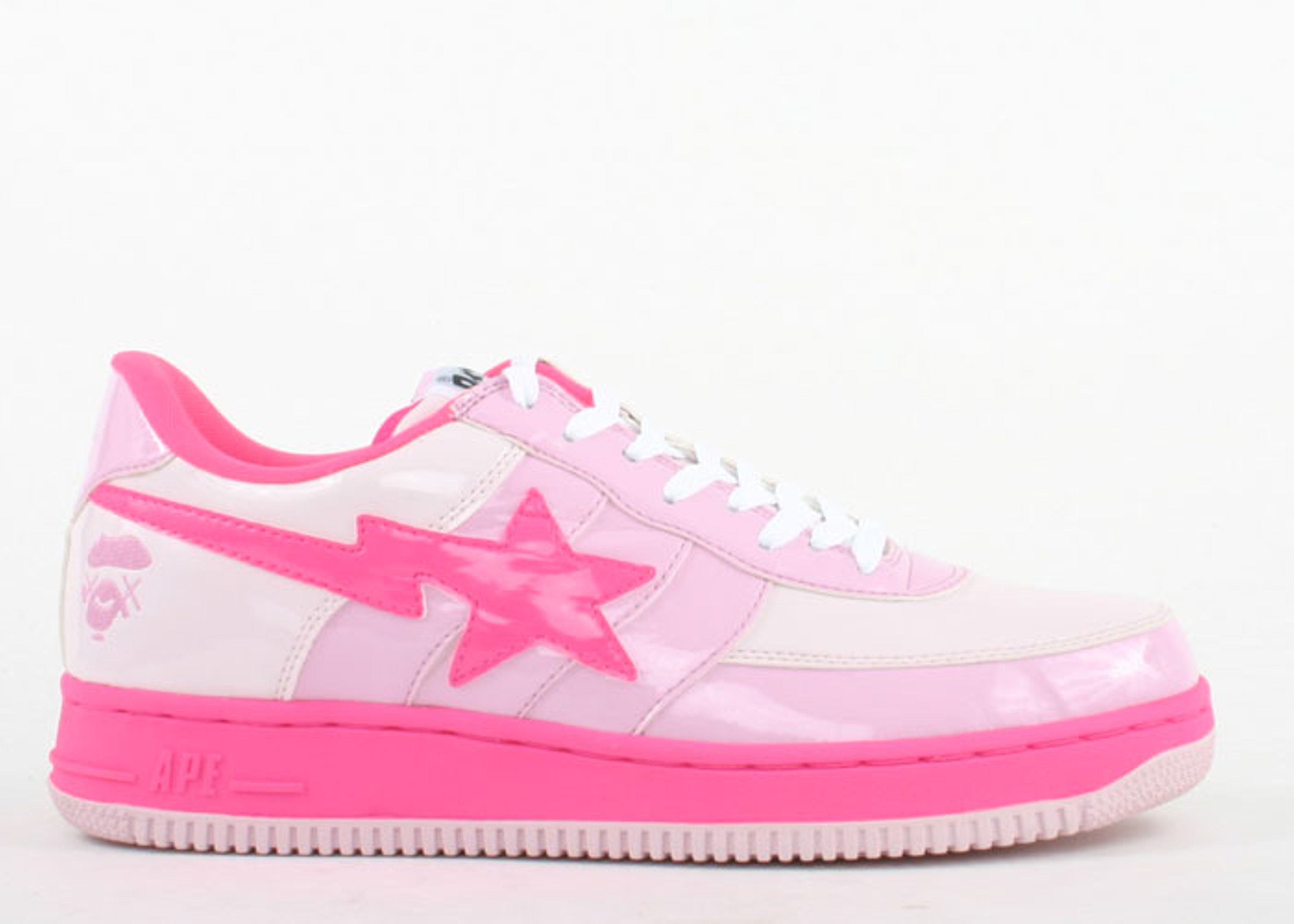 bape sta low pink