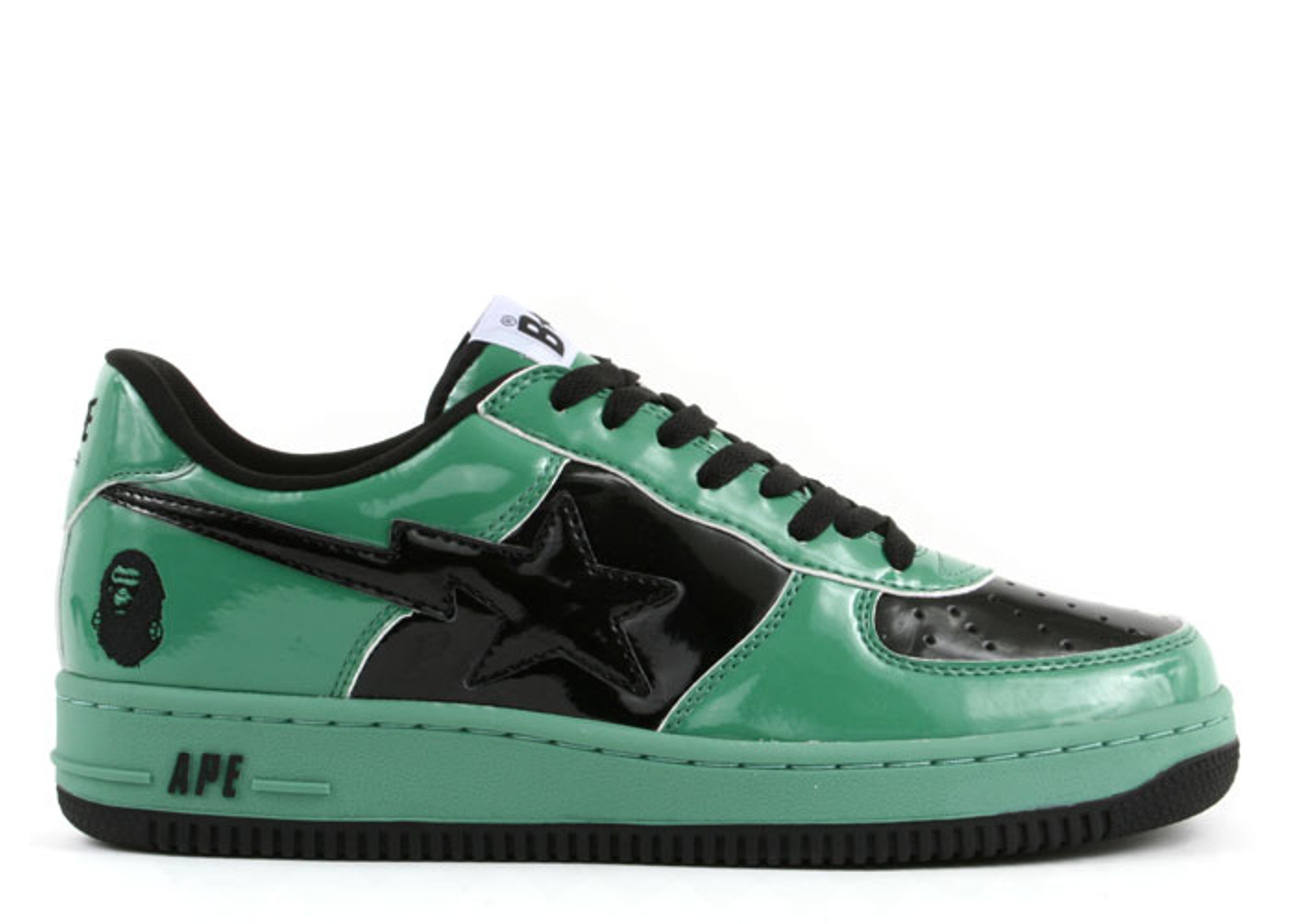 Bapesta FS 001 Low 'Halloween Green Black' - BAPE - 711 - green