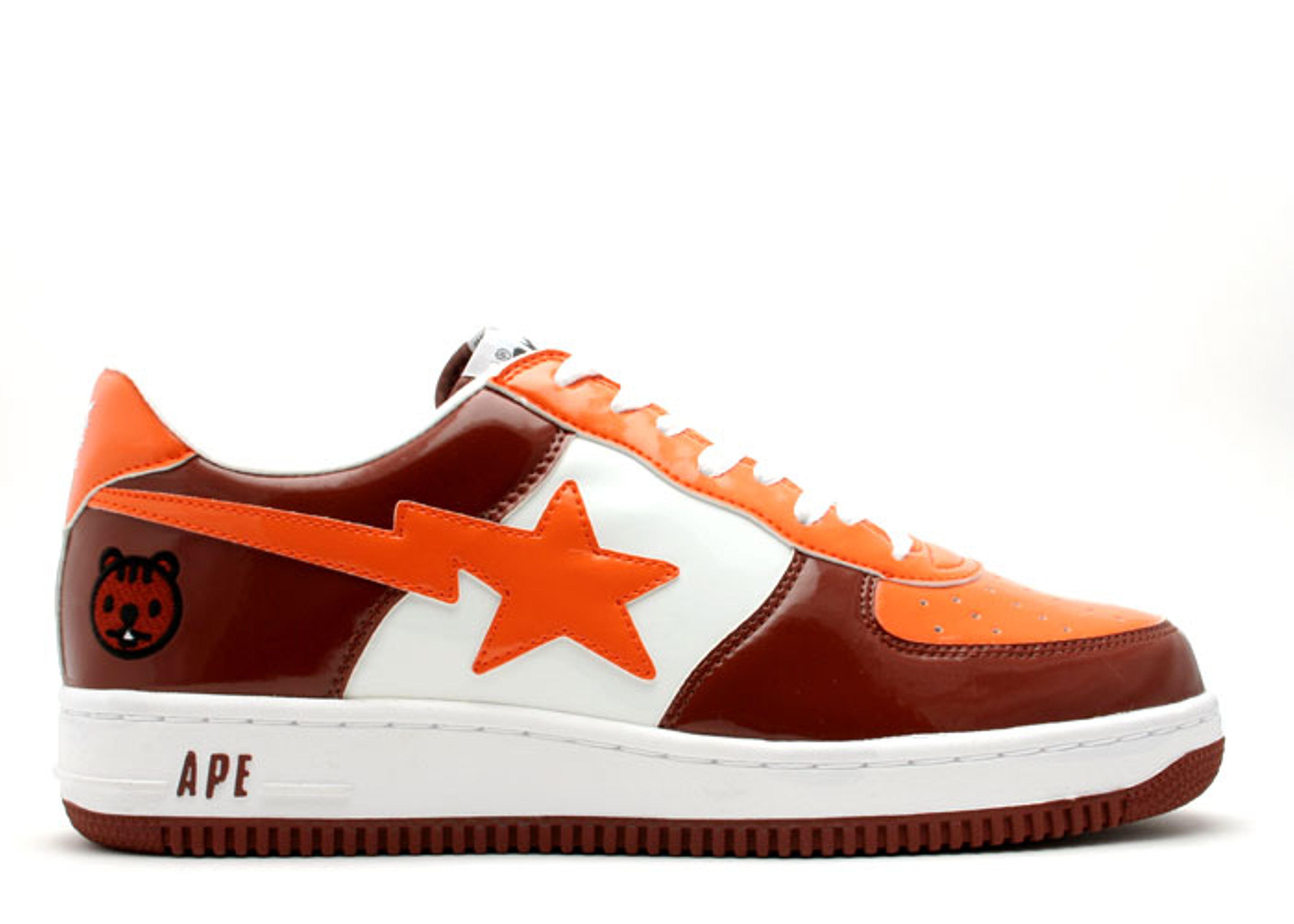 orange bapesta