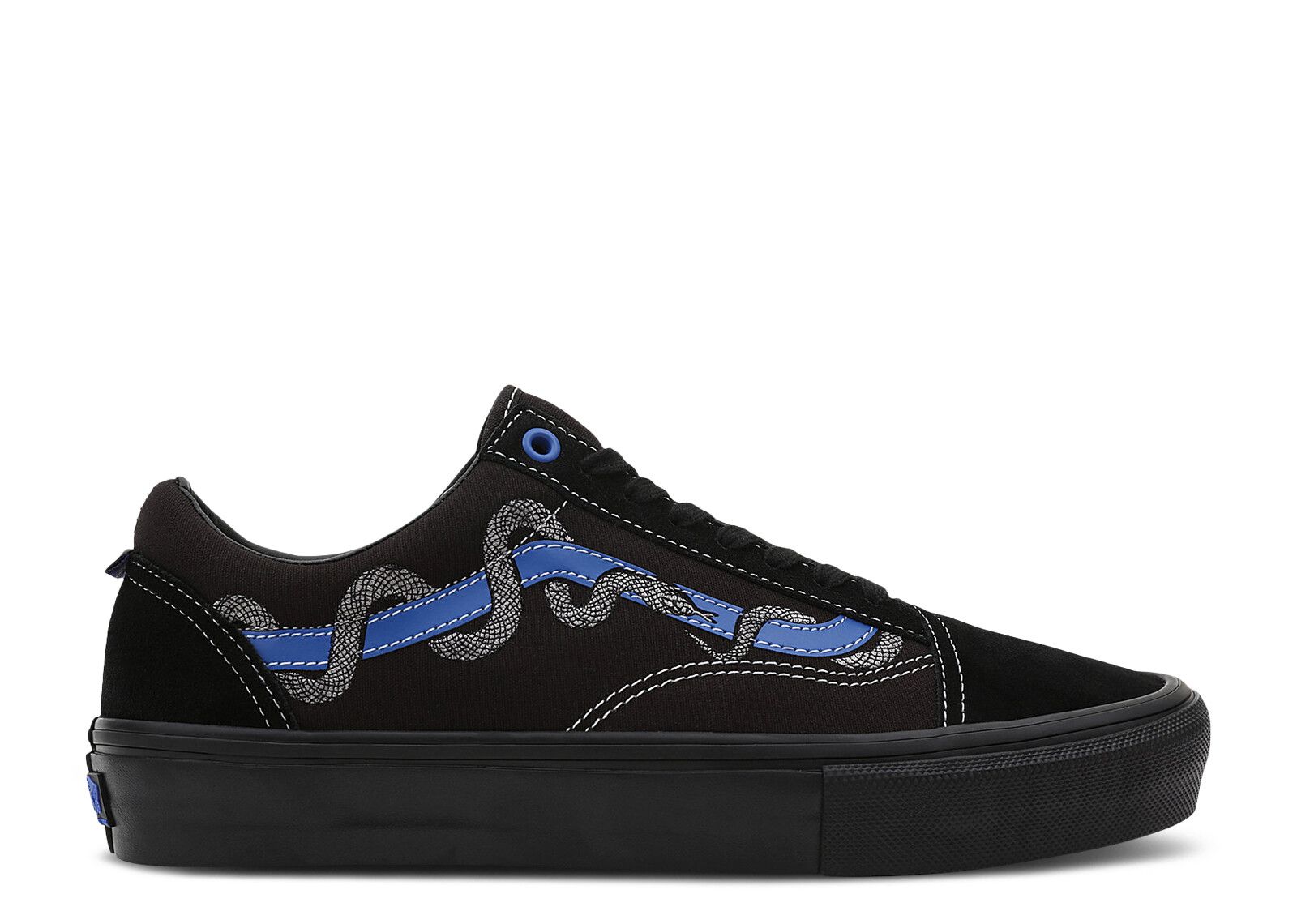 Breana Geering x Skate Old Skool 'Black Blue Snake'