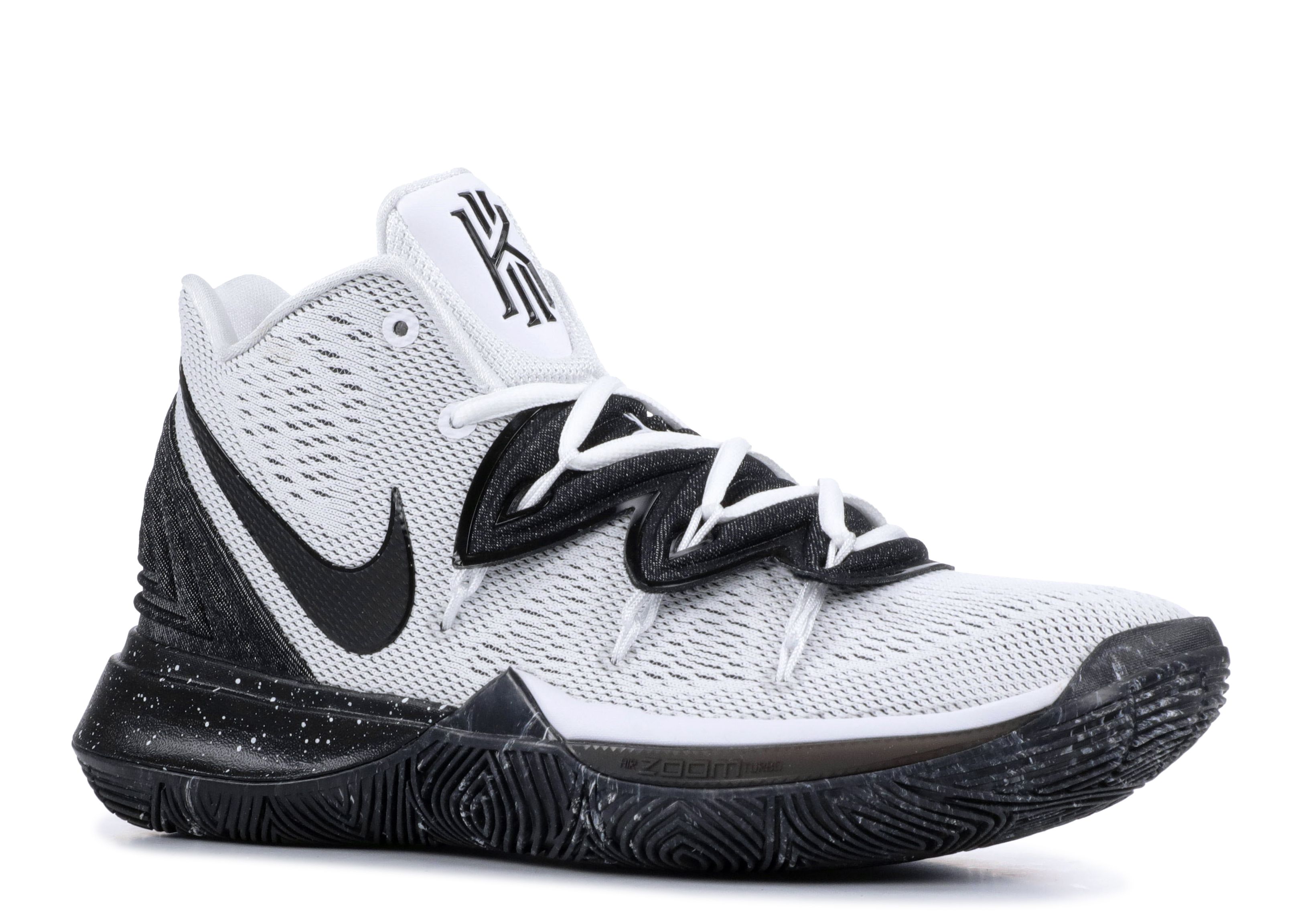 Bay Bay Nike Kyrie 5 Black Magic AO2918 901 Irving 5th generation black and white basketball shoes