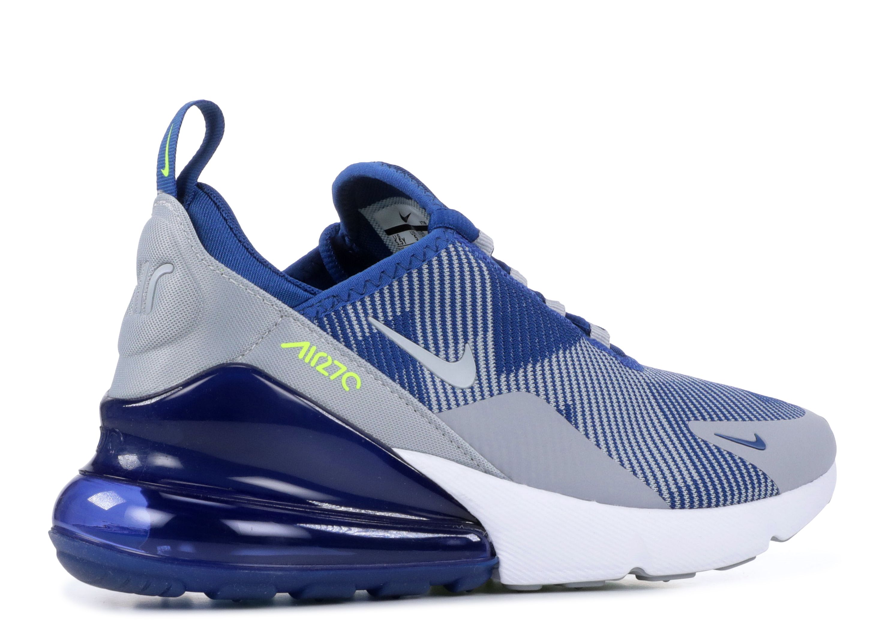 Air max 270 on sale gym blue/wolf grey/volt/white