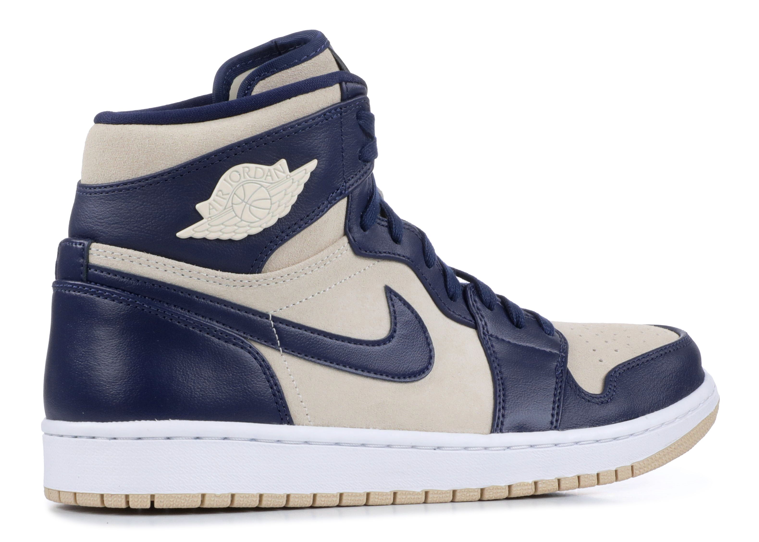 Wmns Air Jordan 1 High 'Navy Cream' - Air Jordan - AQ9131 401 - midnight  navy/light cream-white | Flight Club