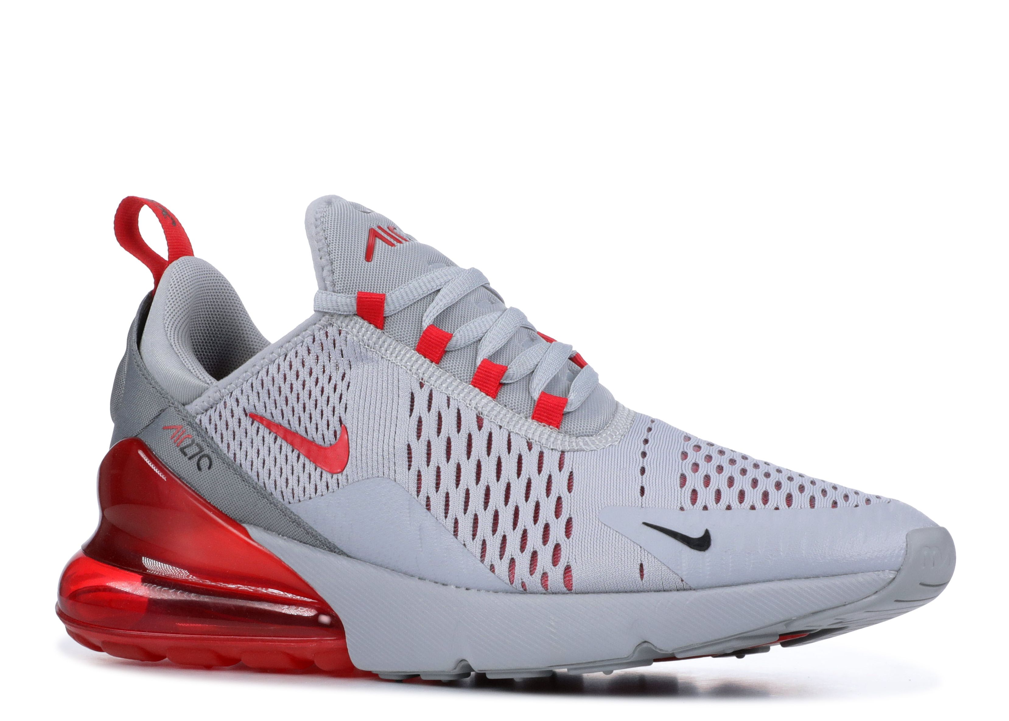 nike 270 red and grey