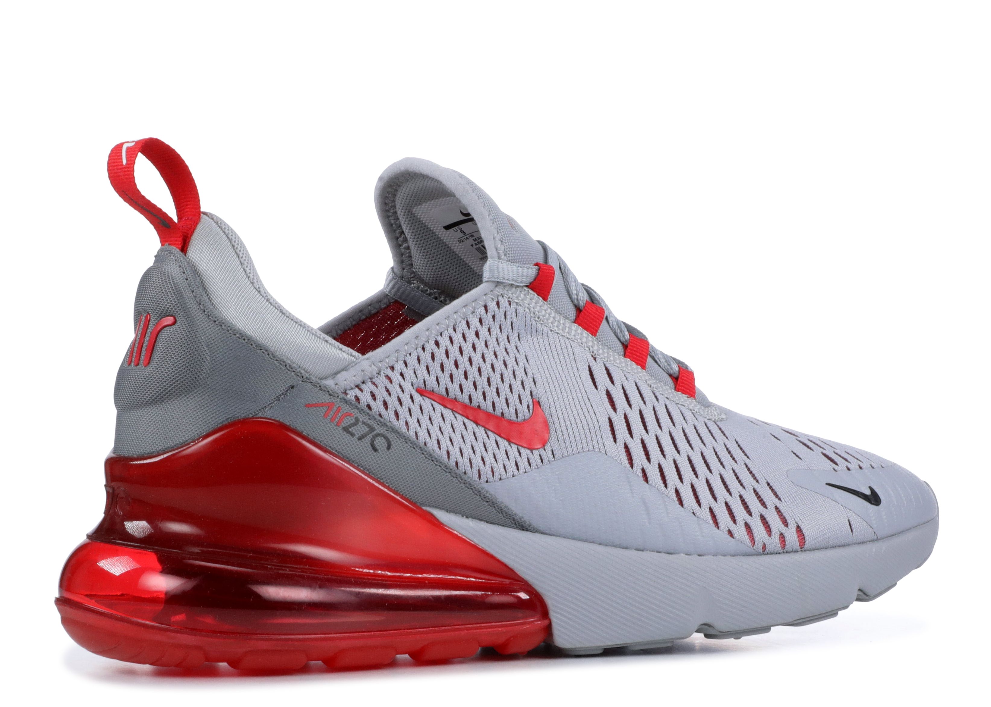 nike air max 270 wolf grey university red