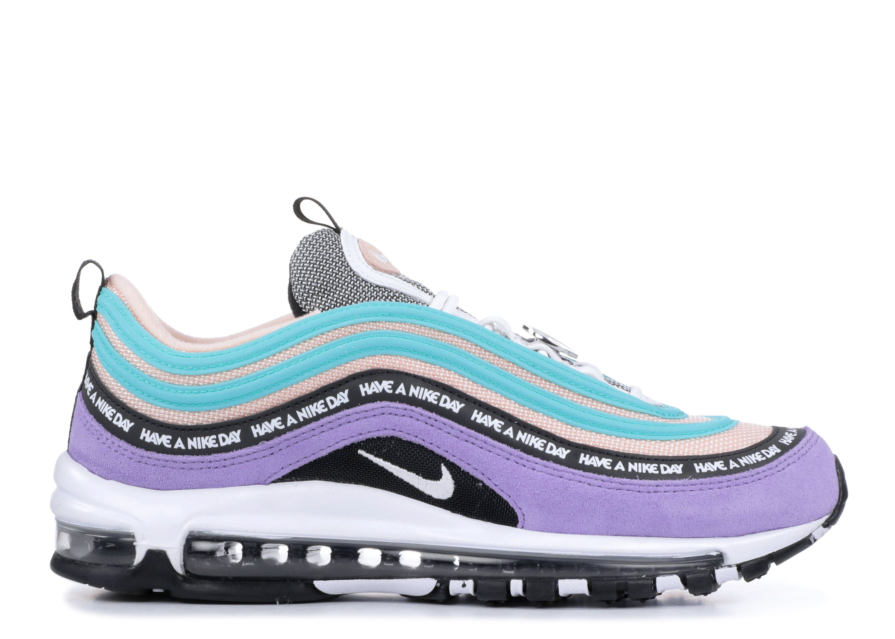 Air Max 97 'Have A Nike Day' Nike - 500 - space purple/white-black-washed coral | Flight Club