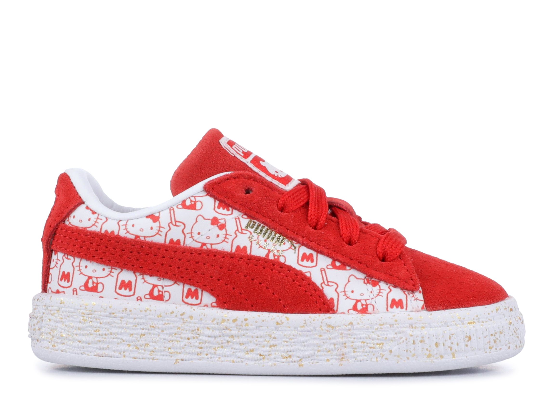 Hello Kitty x Suede Classic Infant 'Bright Red'