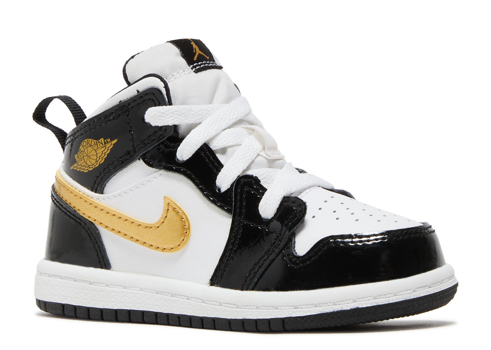 gold black white jordans