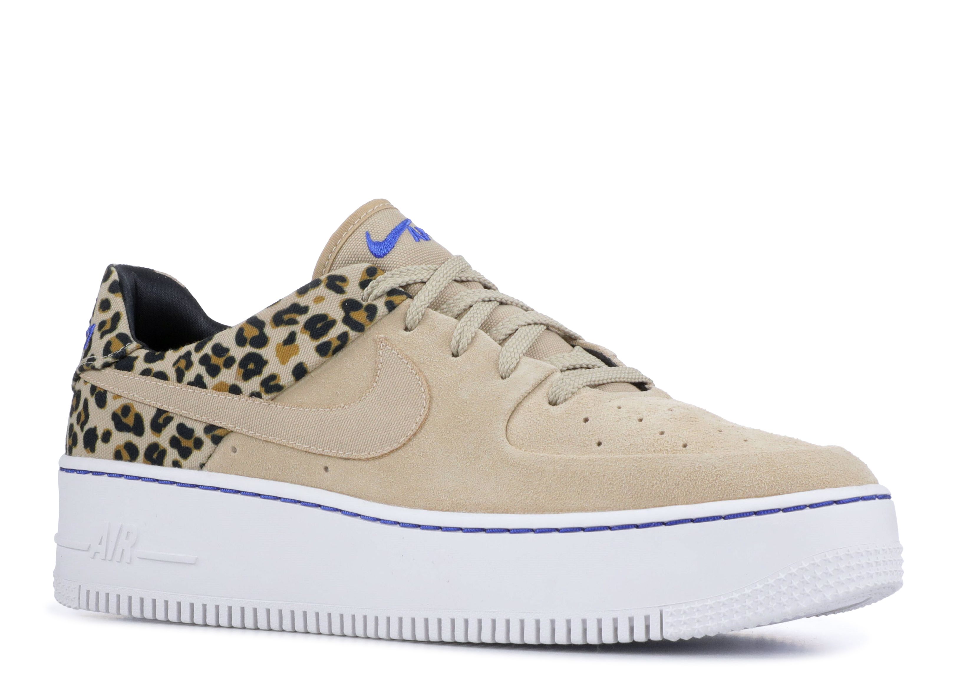 nike air force 1 sage trainers desert ore wheat leopard