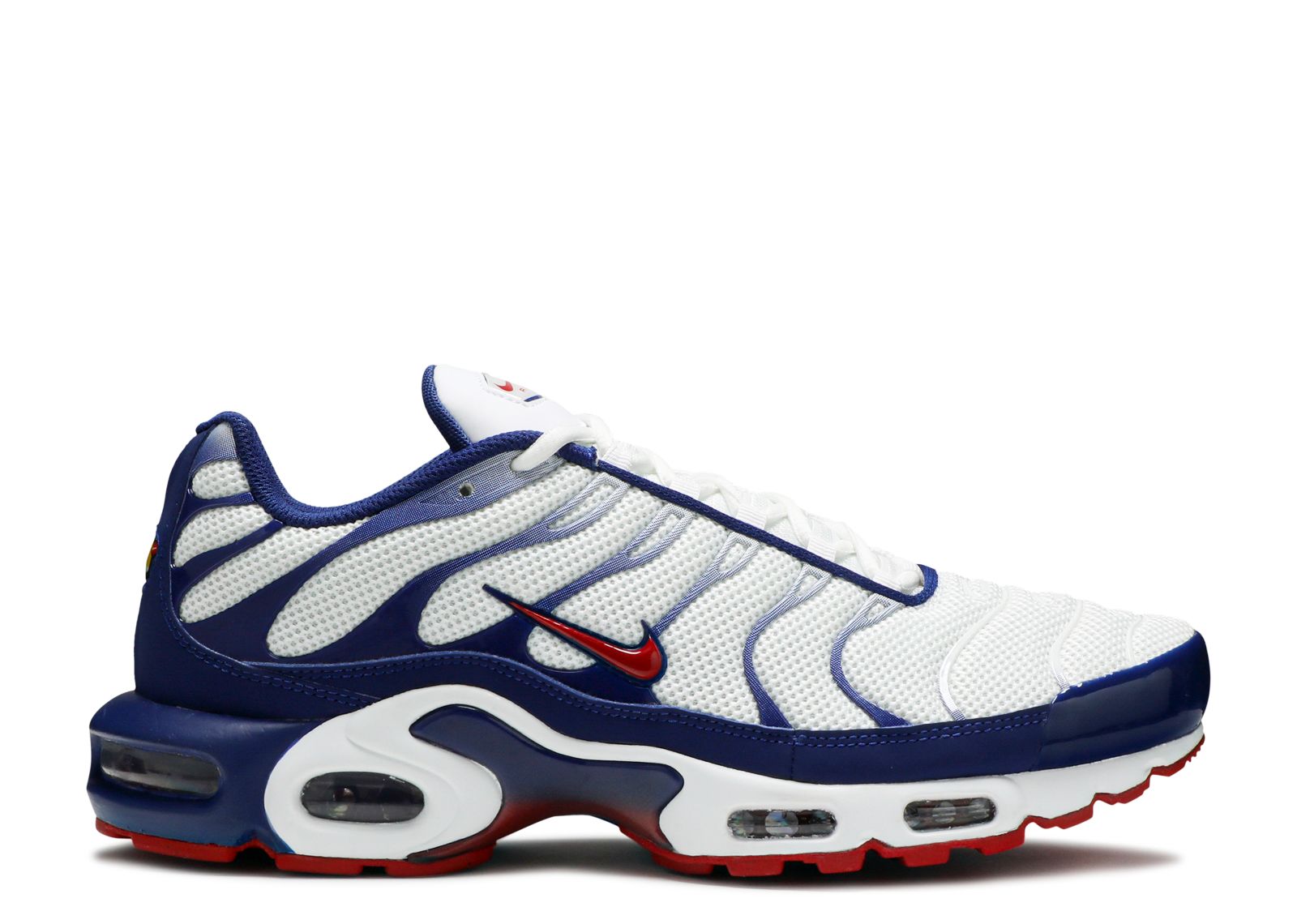 red white and blue air max plus