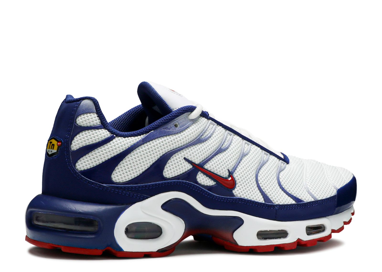 red white and blue nike airmax