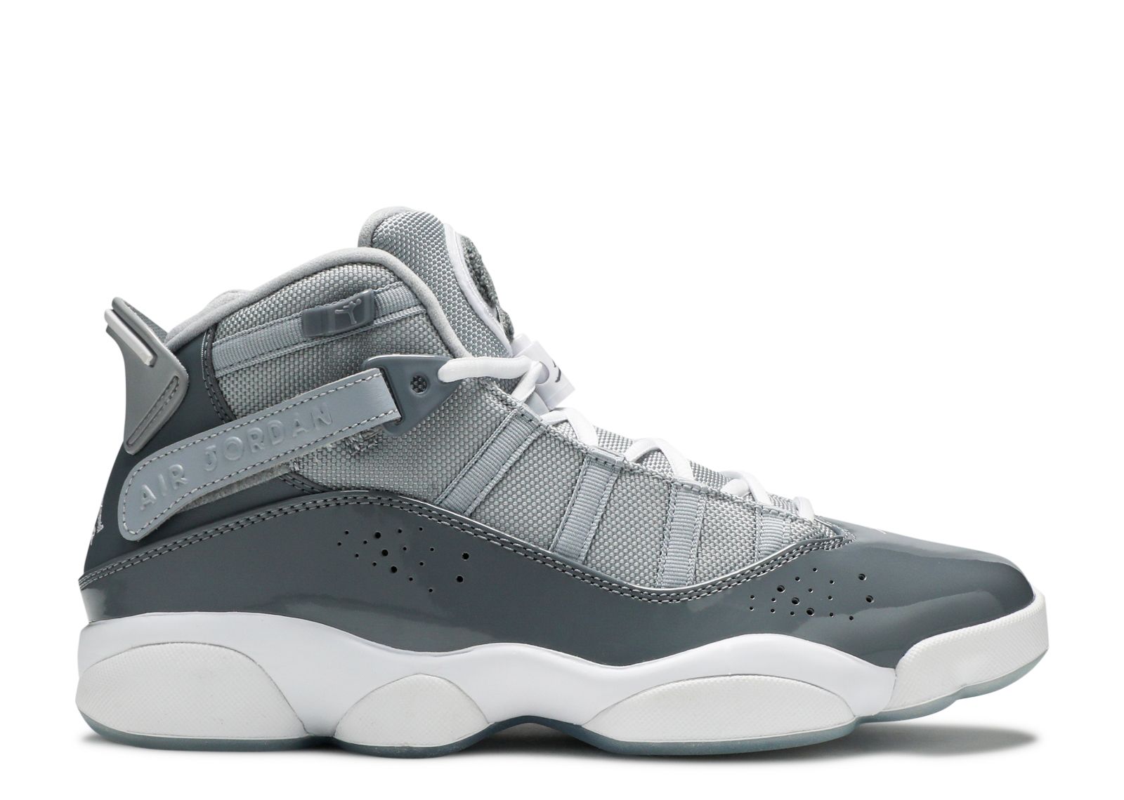 grey 6 rings jordans