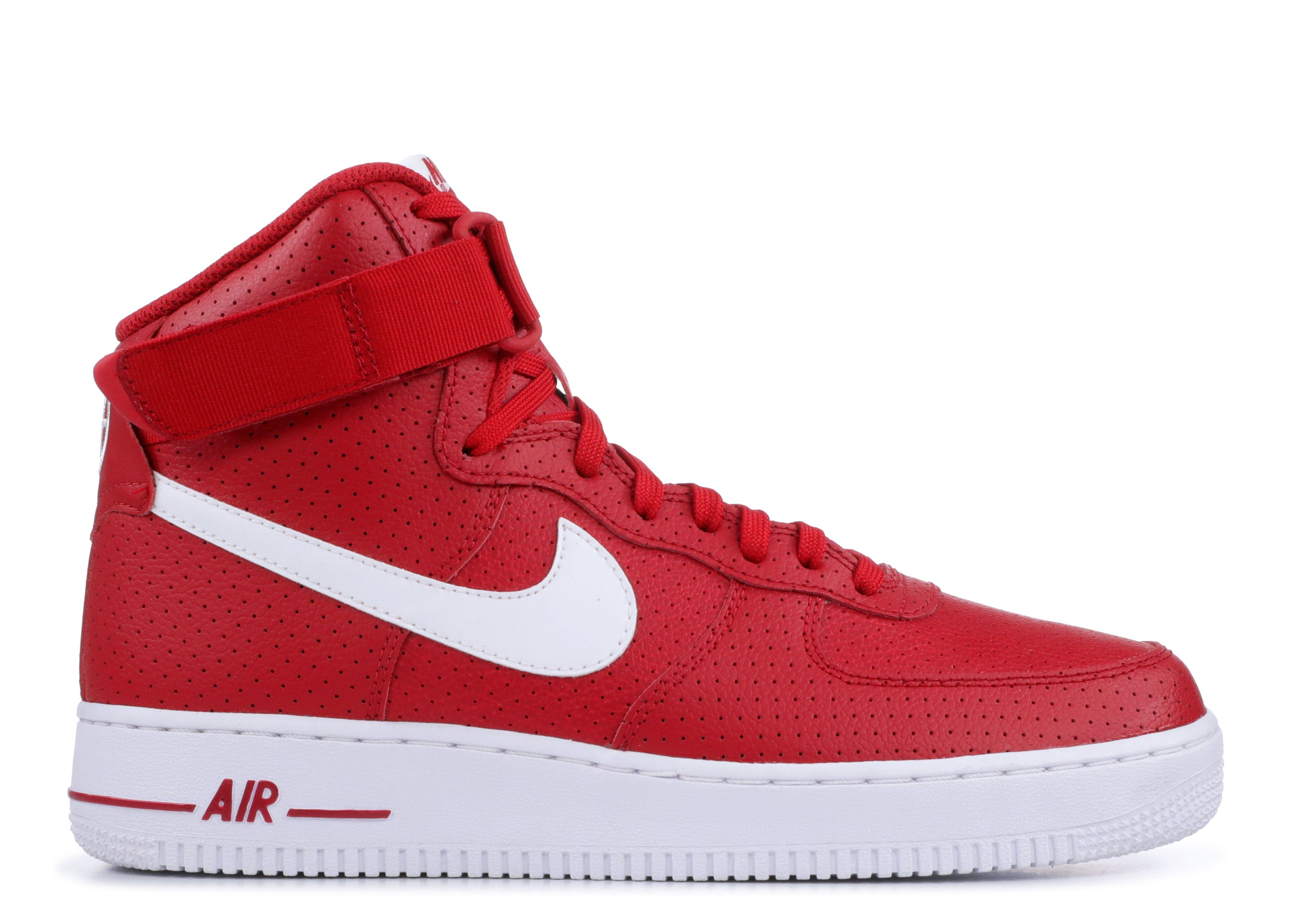 Basketball Shoe Red Nike Air Force High Tops Nike Air Force High