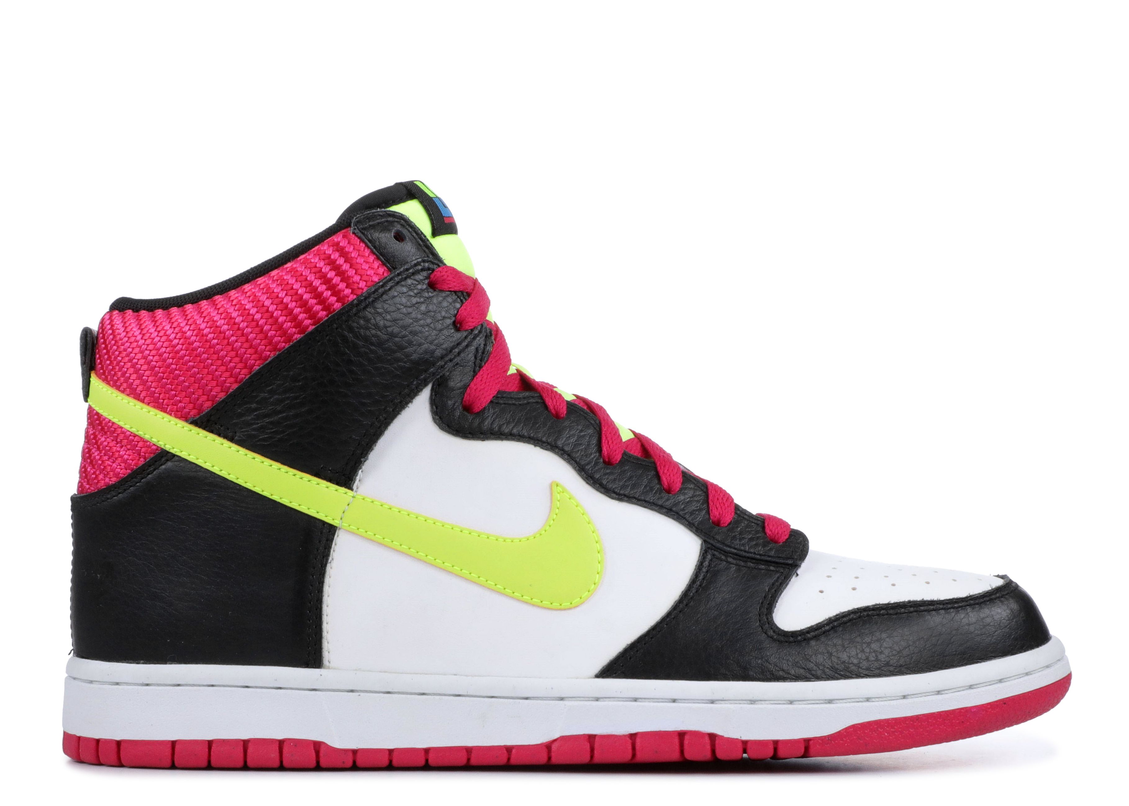 Dunk High - Nike - 317982 127 - white/volt-black-fireberry 