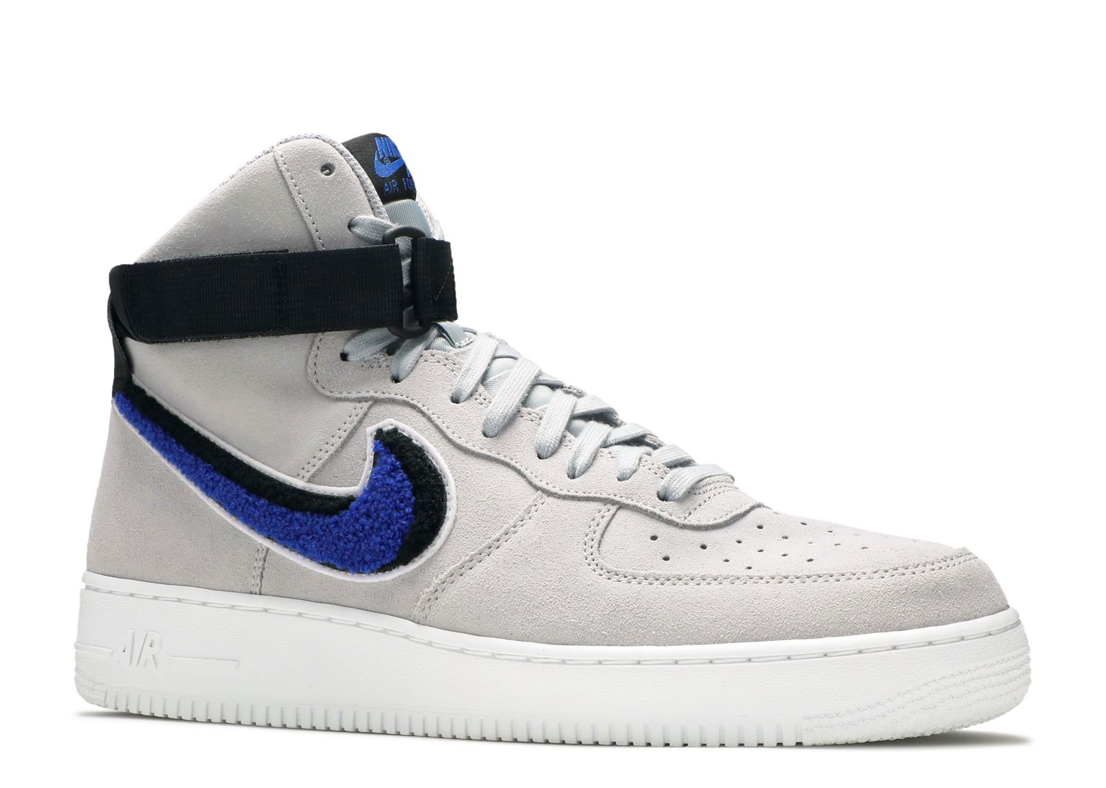 Nike air force 1 klett swoosh sale