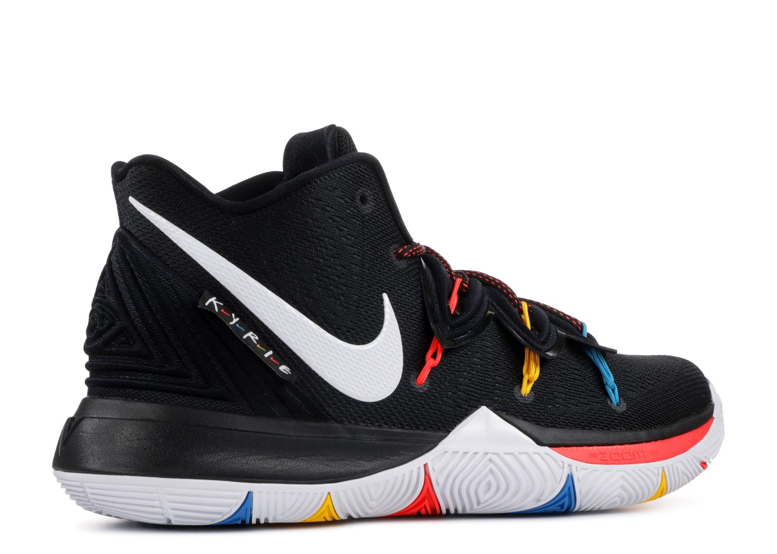 9527 Nike Kyrie 5 Black Magic Black and White Irwin XDR Basketball Shoes AO2919