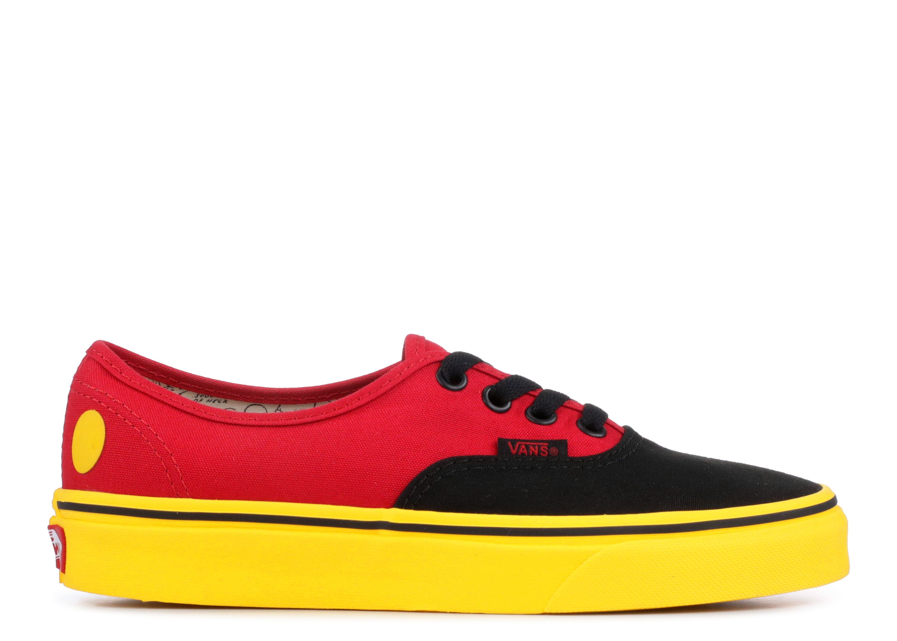 red mickey mouse vans
