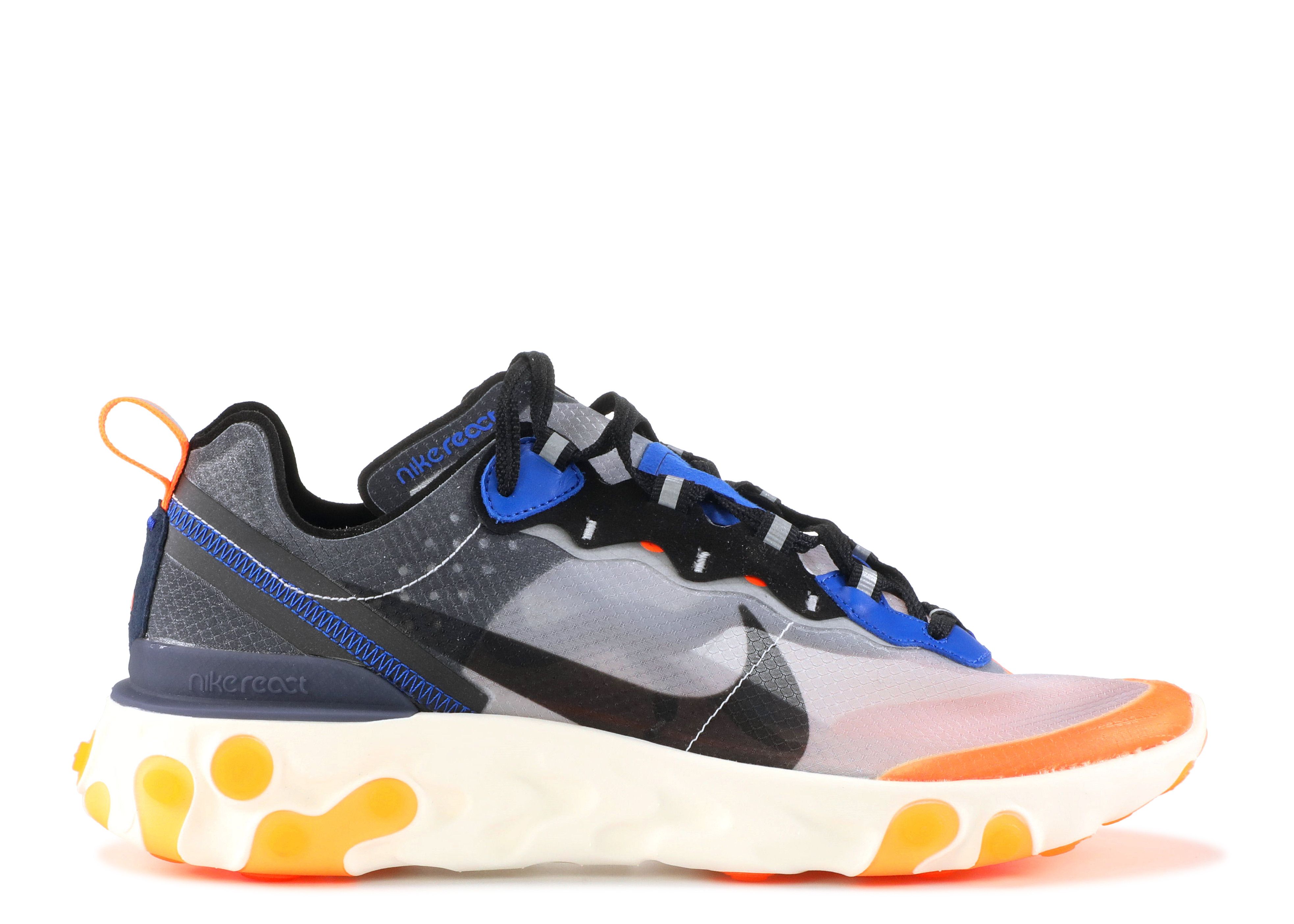 react element 87 blue orange