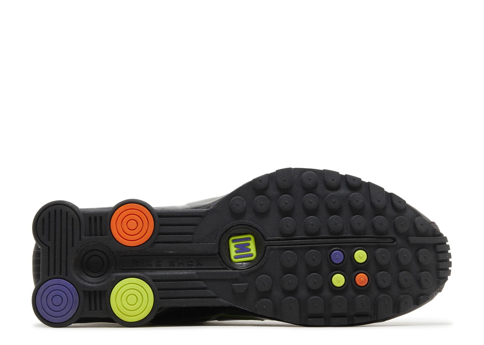 men nike shox r4 black