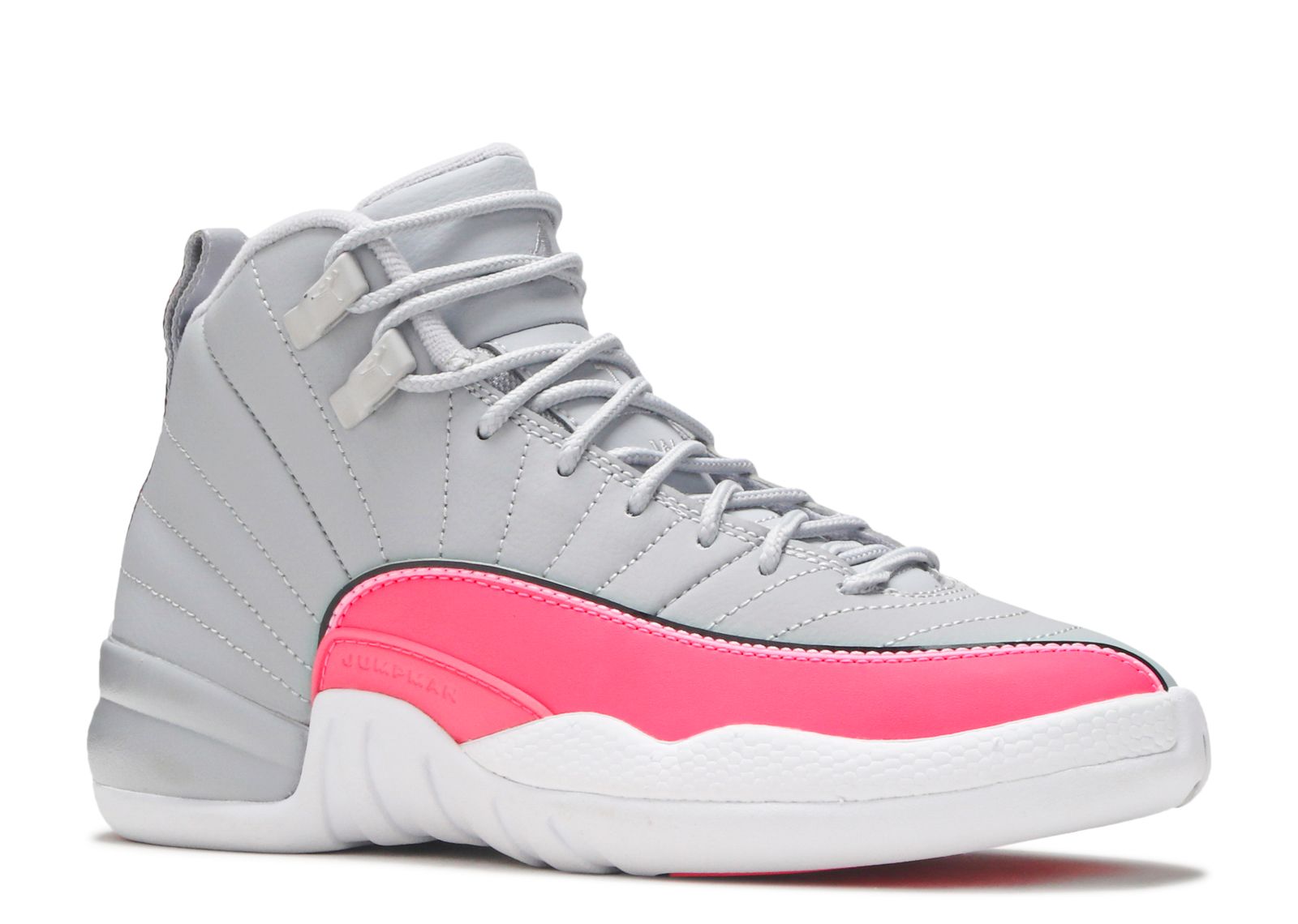 pink grey jordan 12