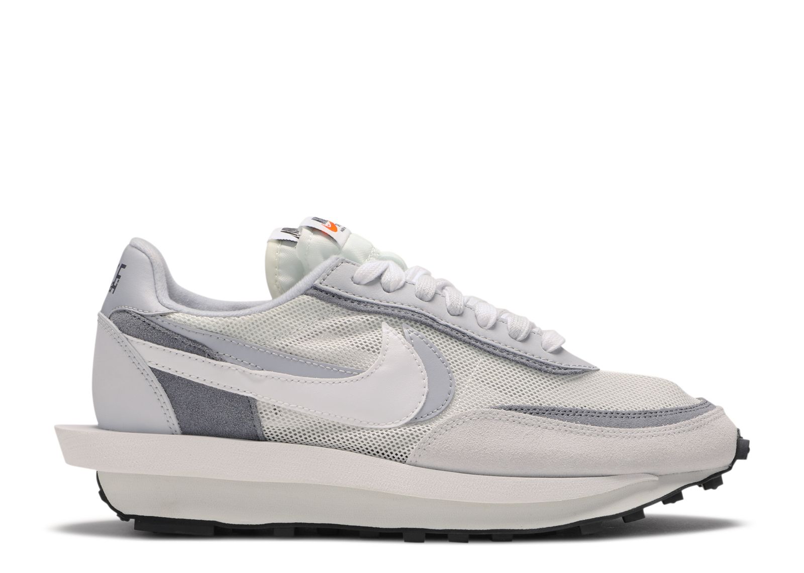 nike sacai grey and white