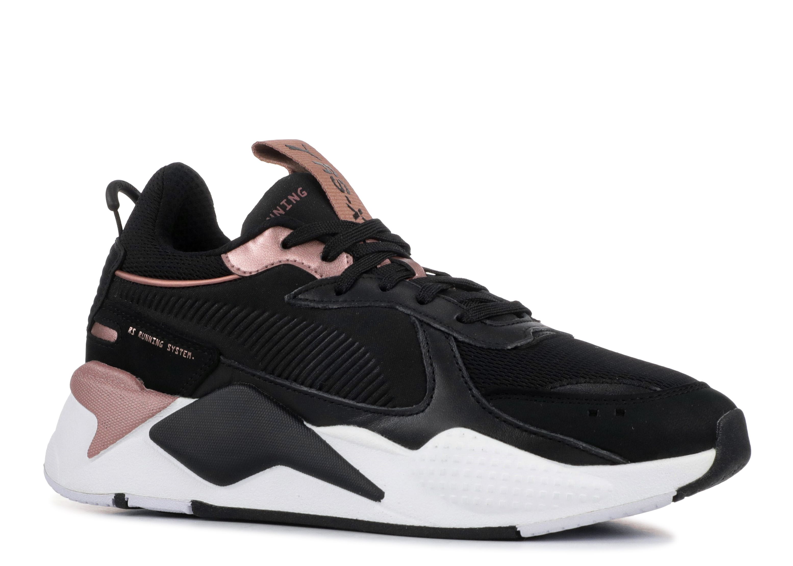 Wmns RS X Trophy Black Rose Gold Puma 370752 04 black rose