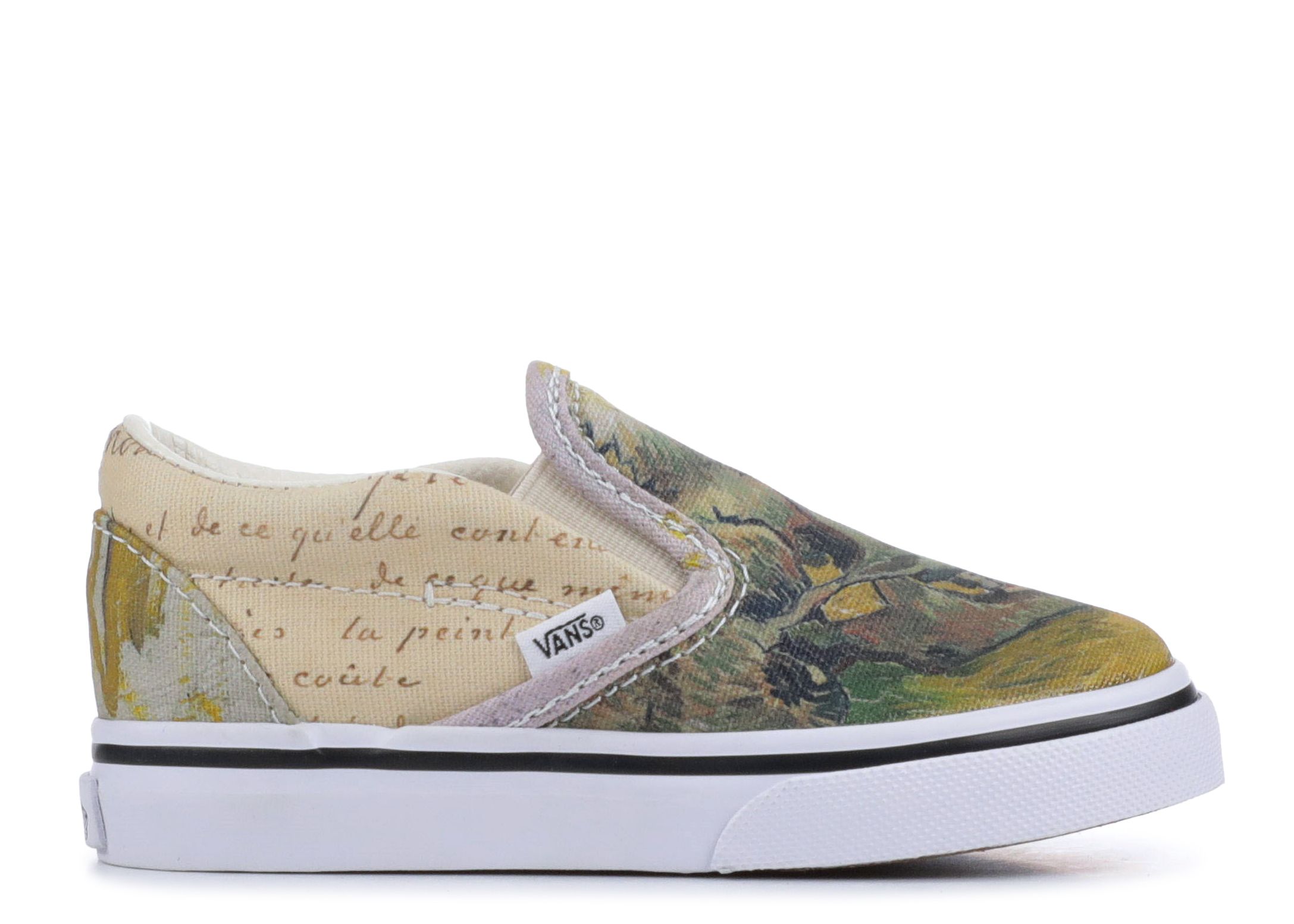 Vans van gogh discount skull slip on