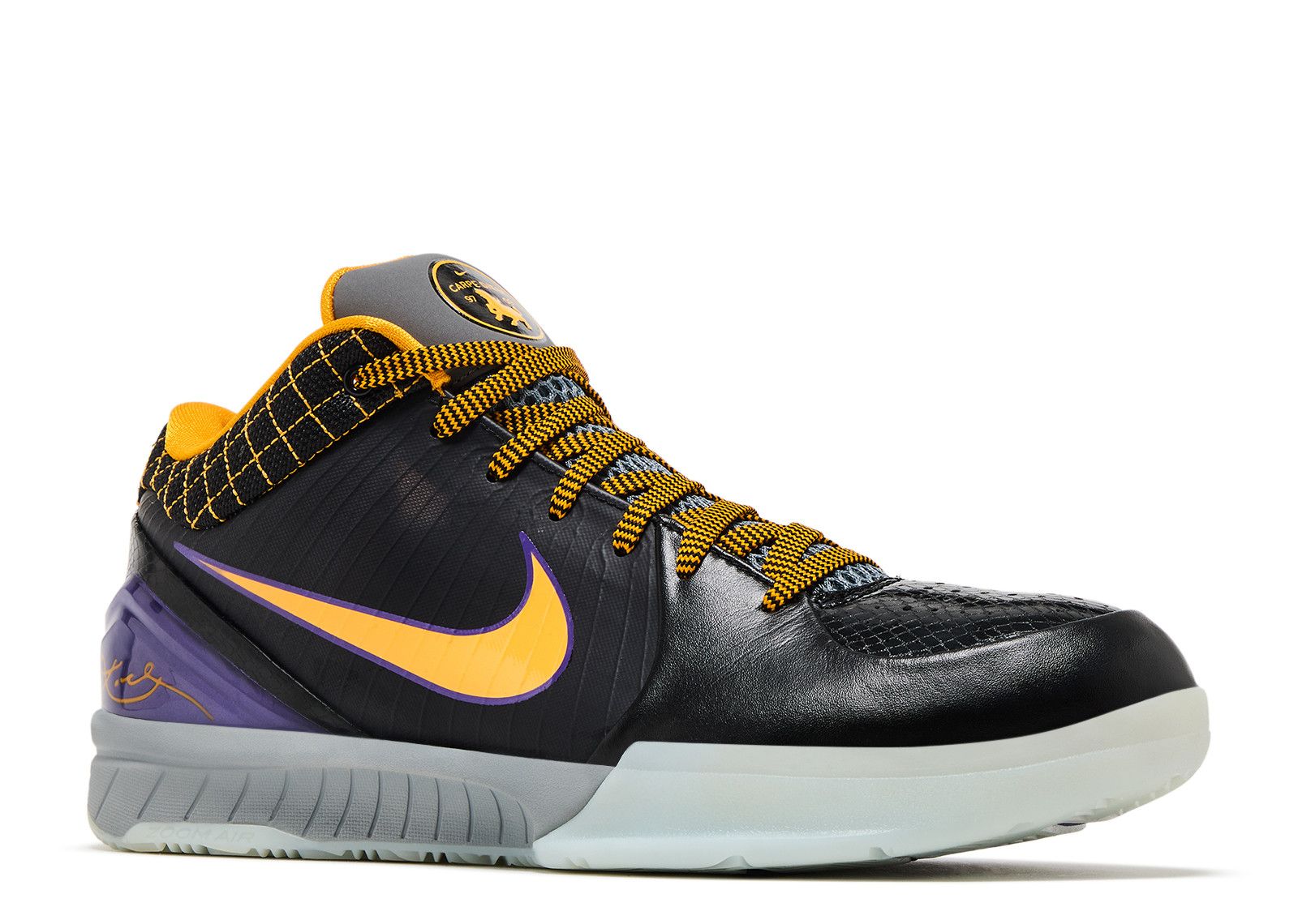 2009 Nike Zoom Kobe 4 Men\'s Size 9.5 Carpe Diem 344335-001 Lakers Kobe Bryant Signed and Inscribed | Nike Kobe IV Protro  main image 3