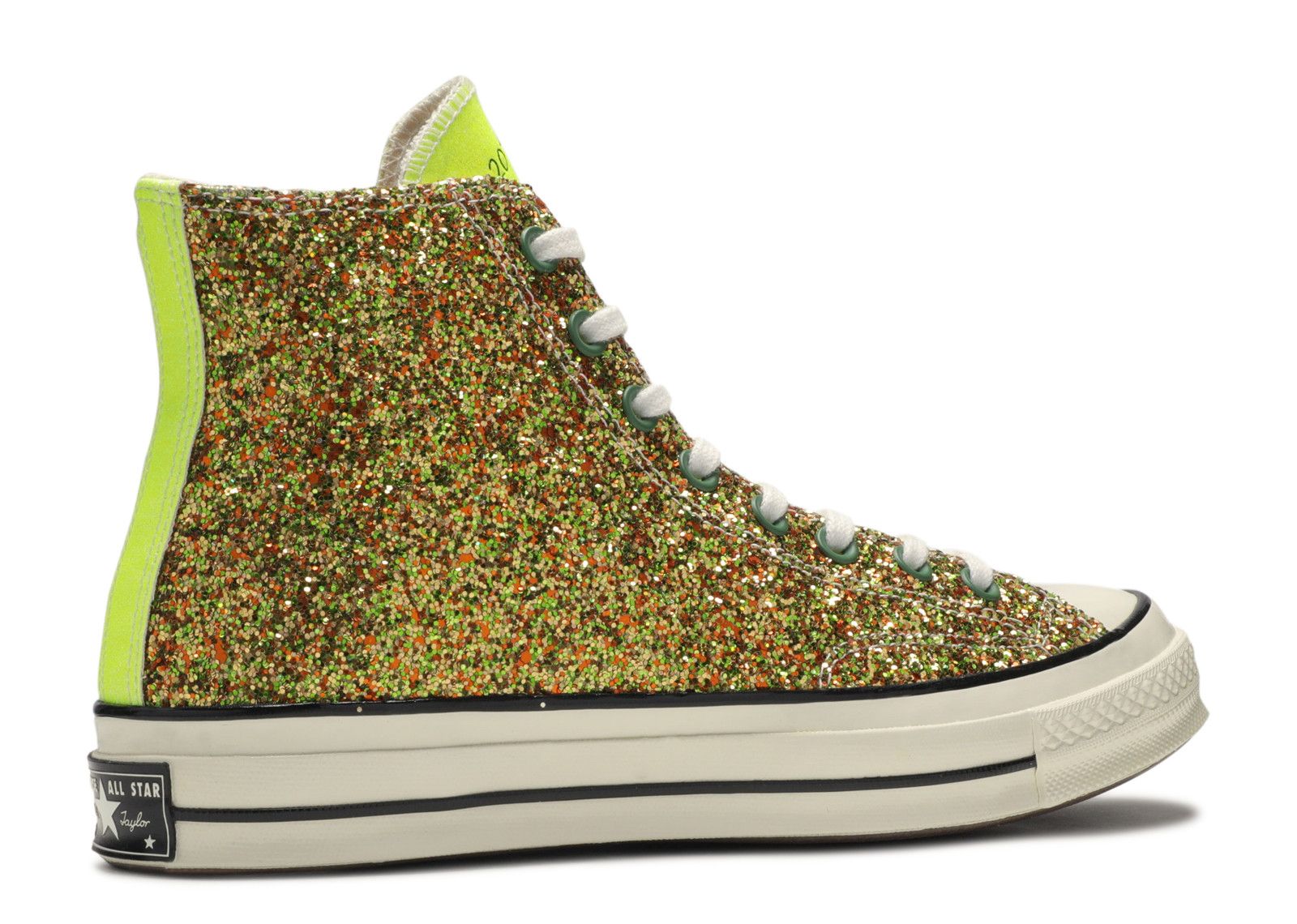 gold converse glitter