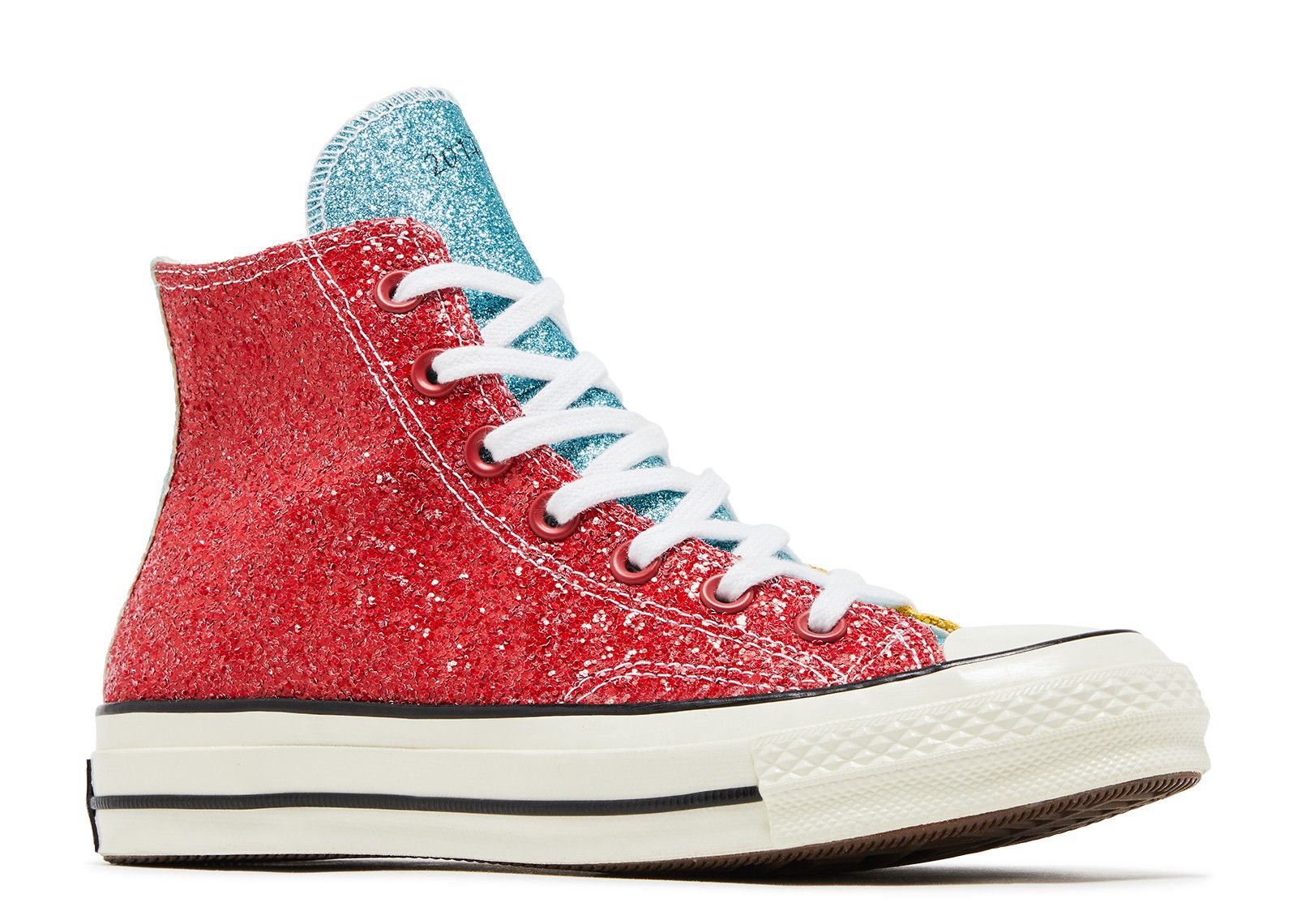cherry red glitter converse