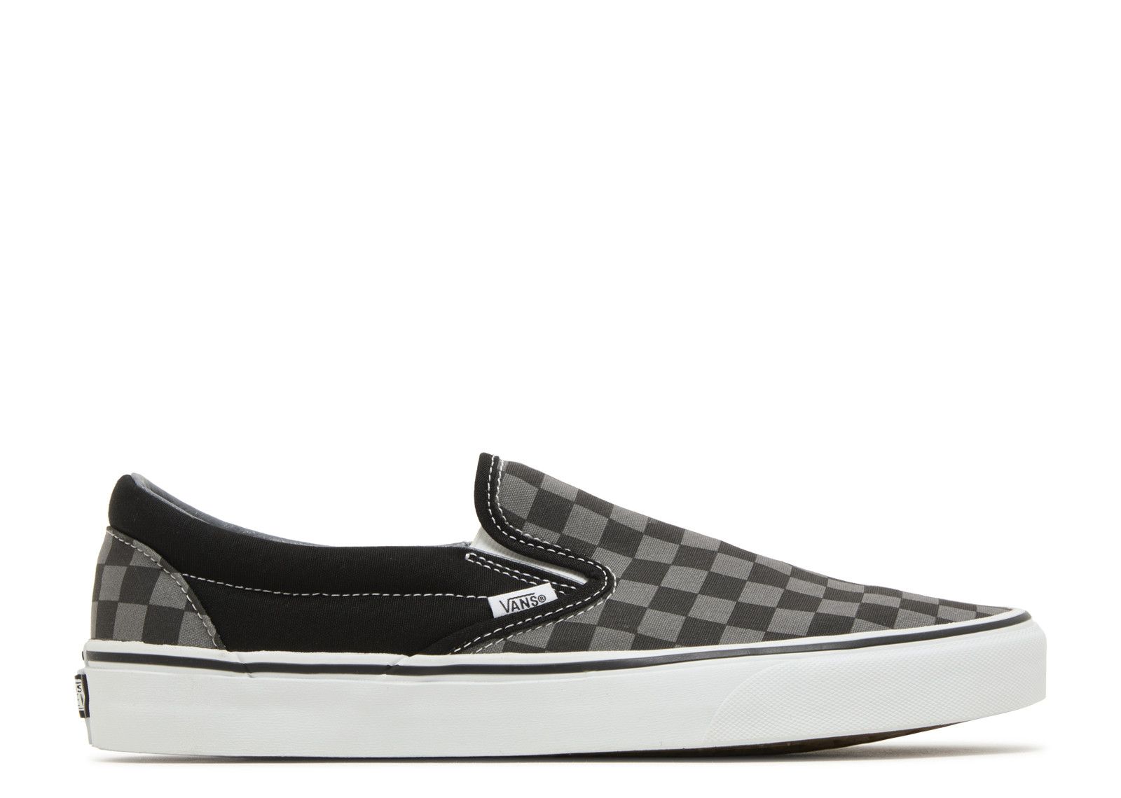 Slip-On 'Black Pewter Checkerboard'