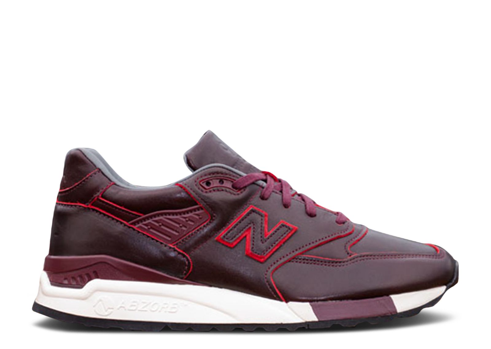 New Balance Horween Leather Co. x 998 Made In The USA Burgundy