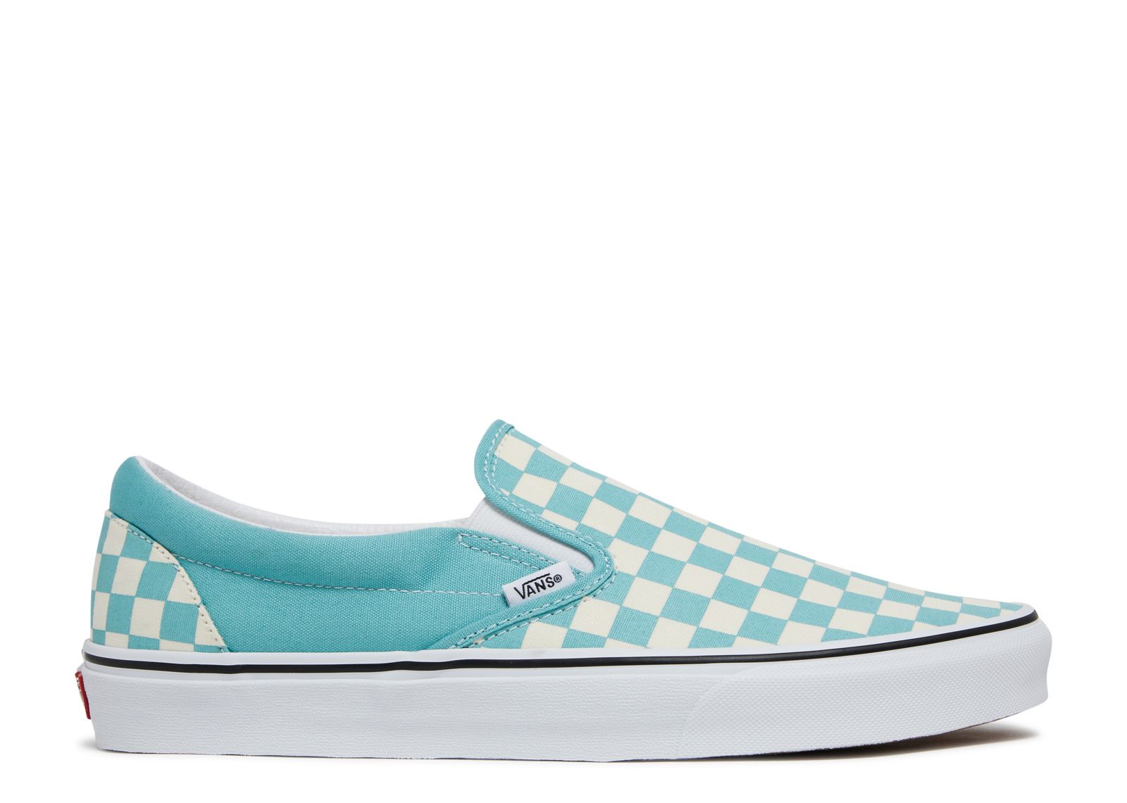 Aqua checkerboard clearance vans