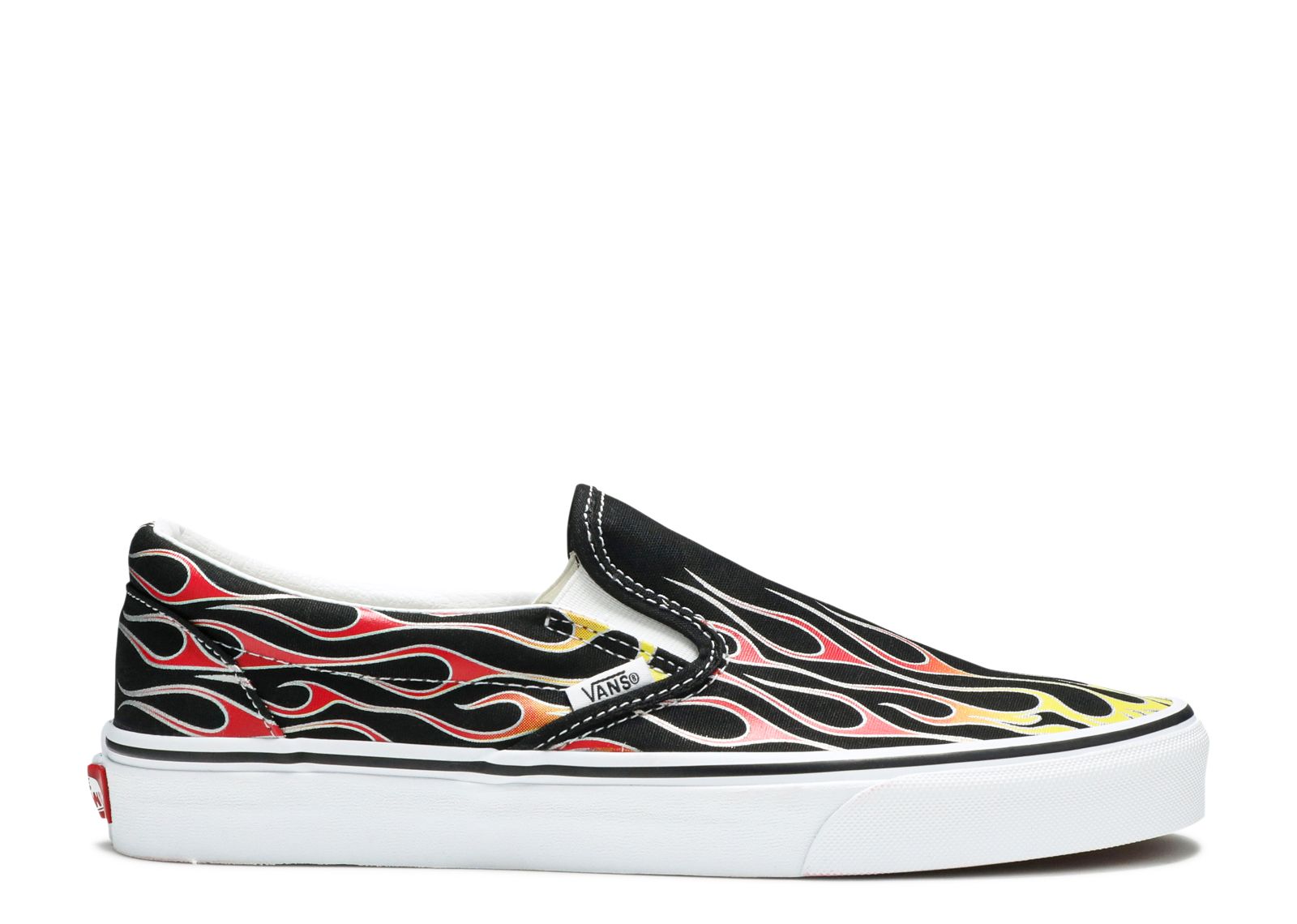 Classic Slip-On 'Mash Up Flames'