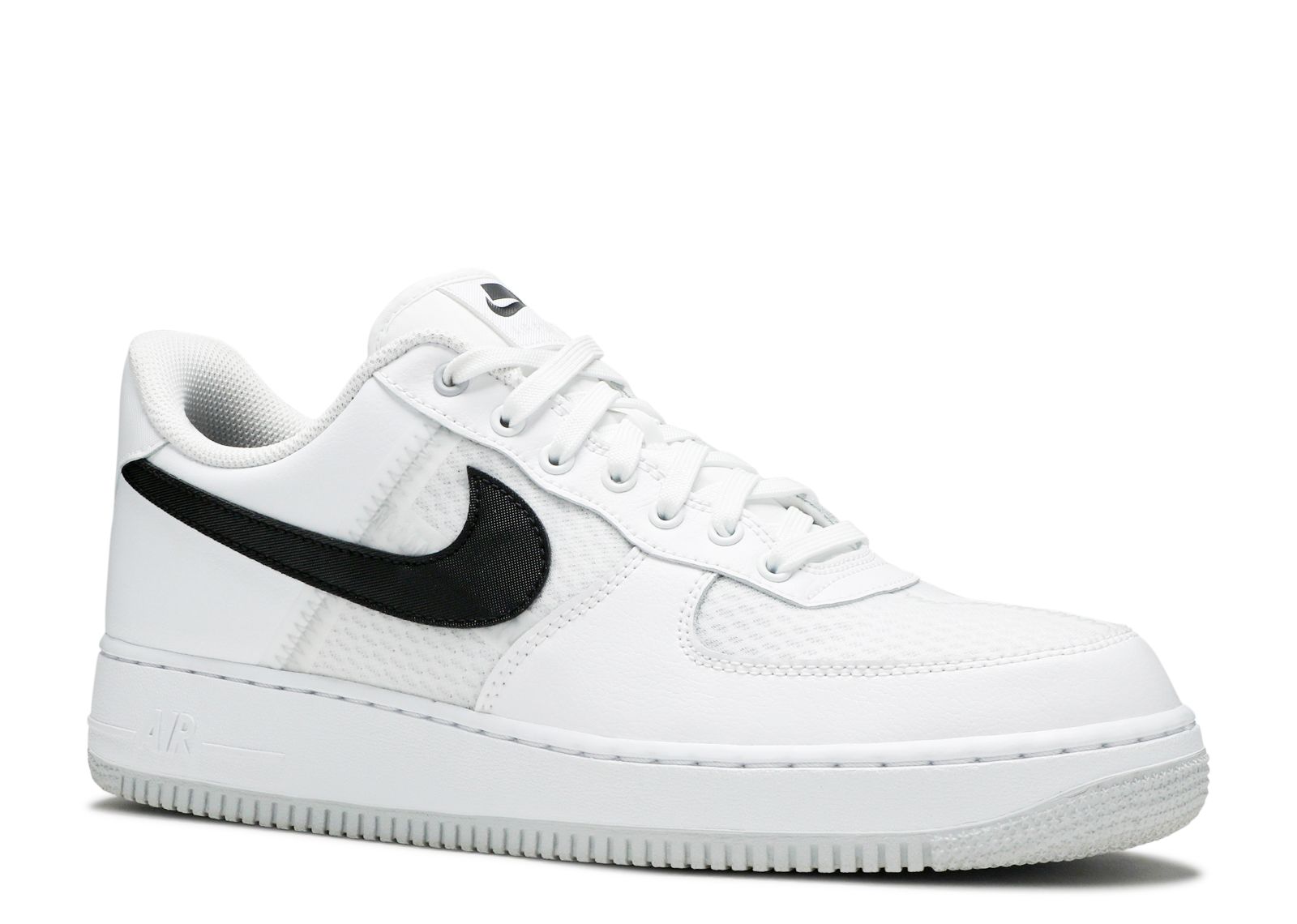 air force 1 low transparent white grey