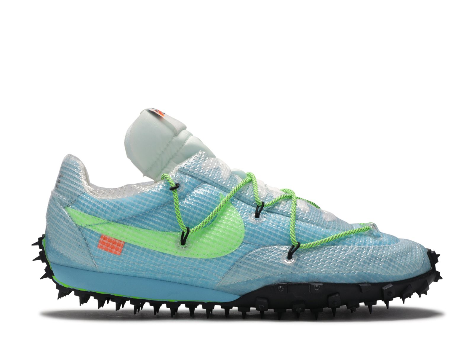 Off White X Wmns Waffle Racer Vivid Sky Nike CD8180 400