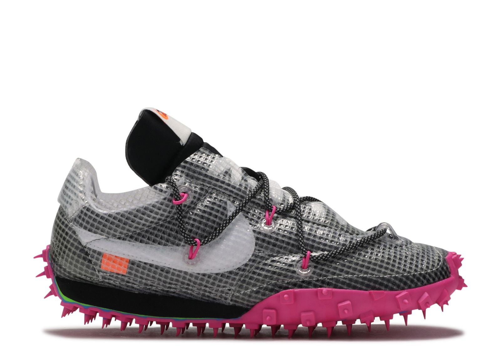 Off White X Wmns Waffle Racer 'Fuchsia' - Nike - CD8180 001