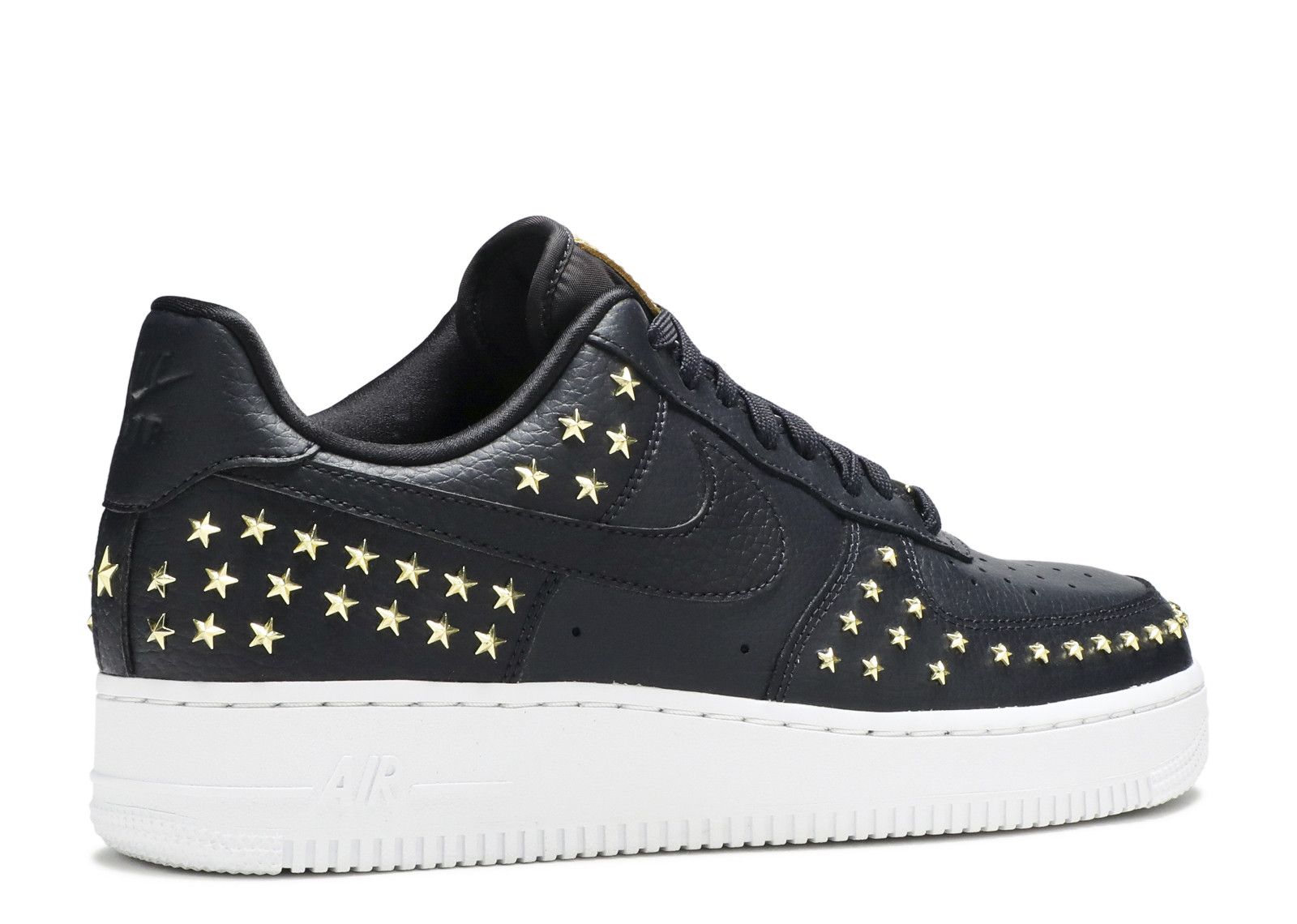 nike air force 1 star studded black