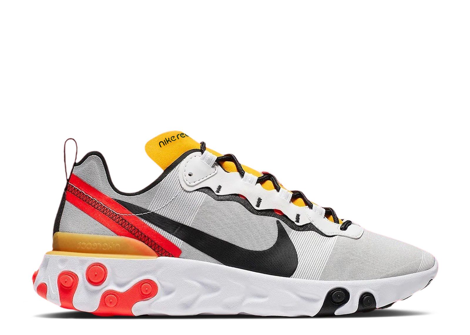 React Element 55 Tour Yellow Nike BQ6166 102 white black tour yellow bright crimson Flight Club Japan