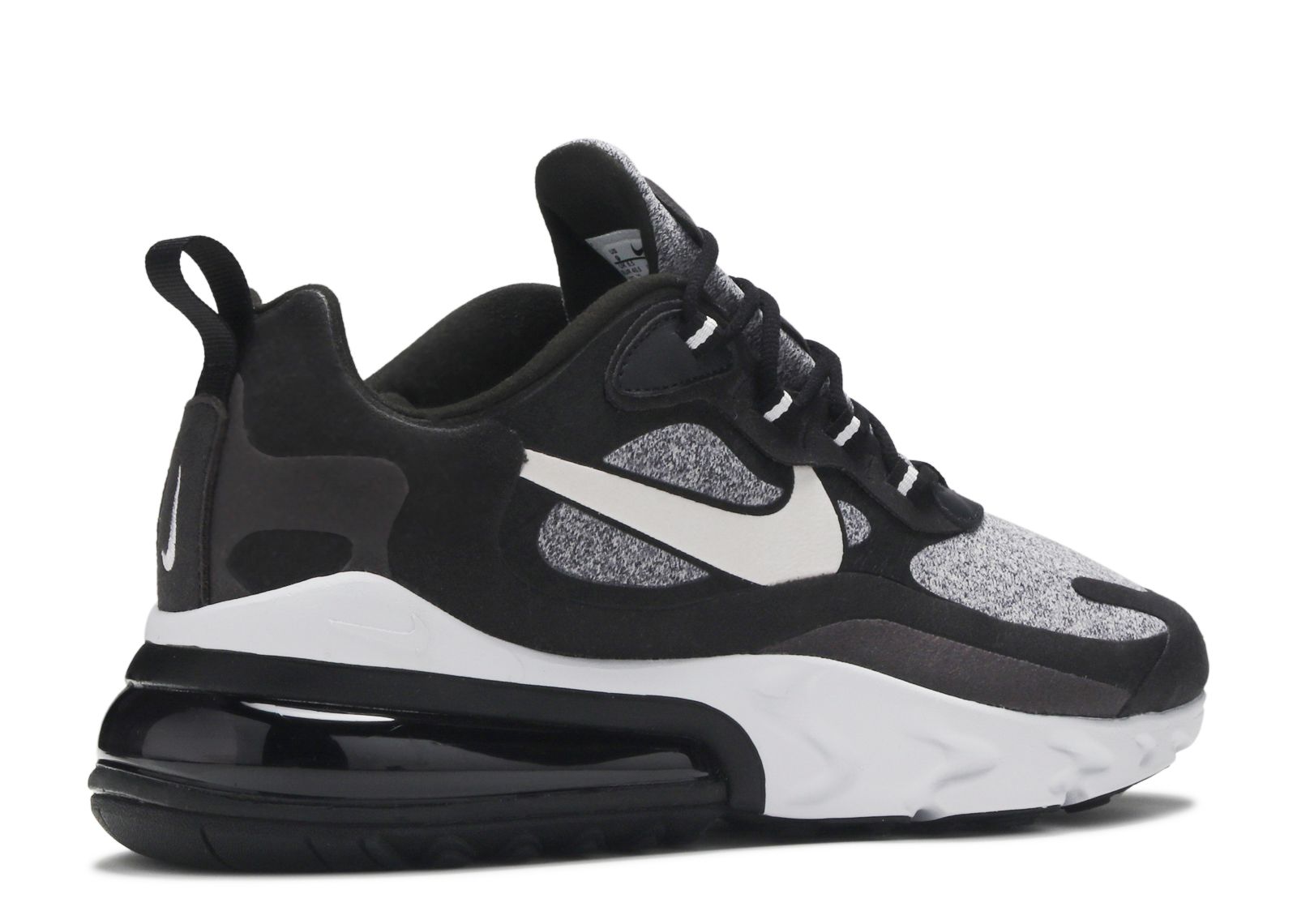 Wmns Air Max 270 React Black Nike At6174 001 Black Vast Grey Off Noir Black Flight Club